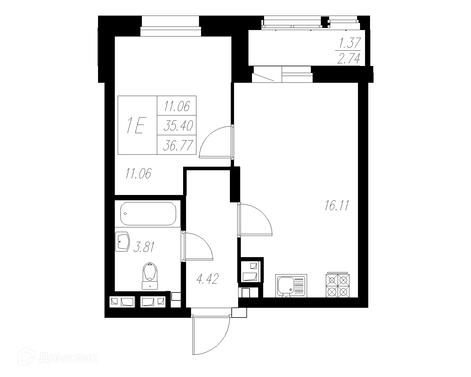 Фото квартиры в ЖК Статный