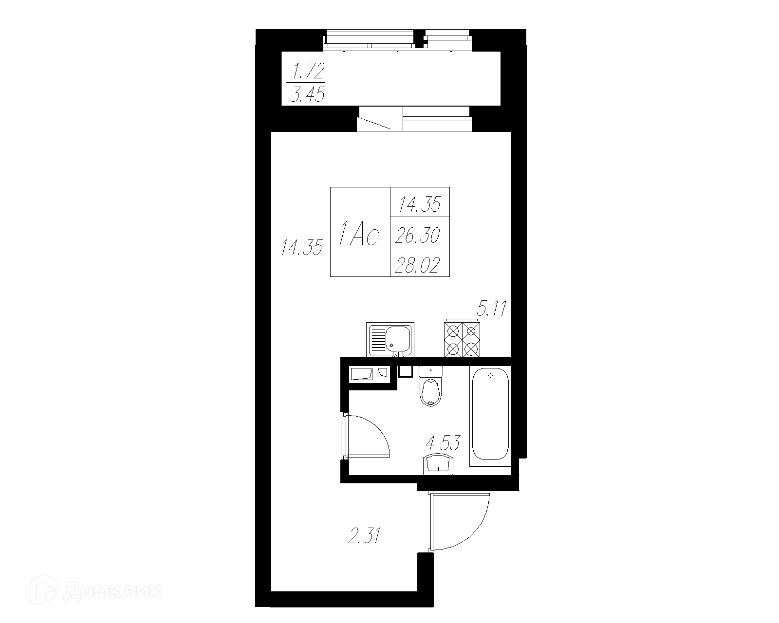 Фото квартиры в ЖК Статный