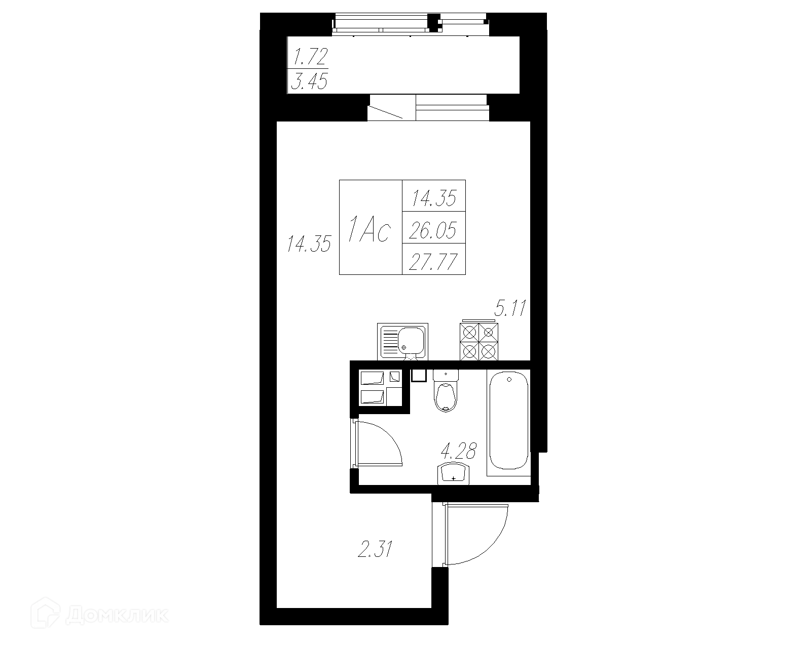 Фото квартиры в ЖК Статный