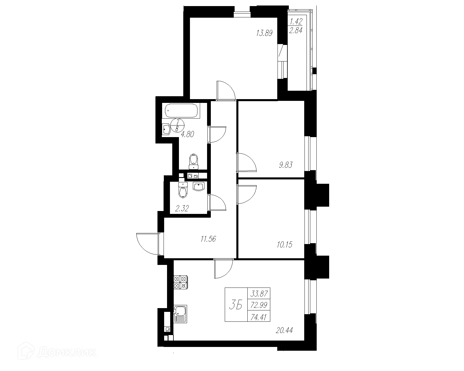 Фото квартиры в ЖК Статный