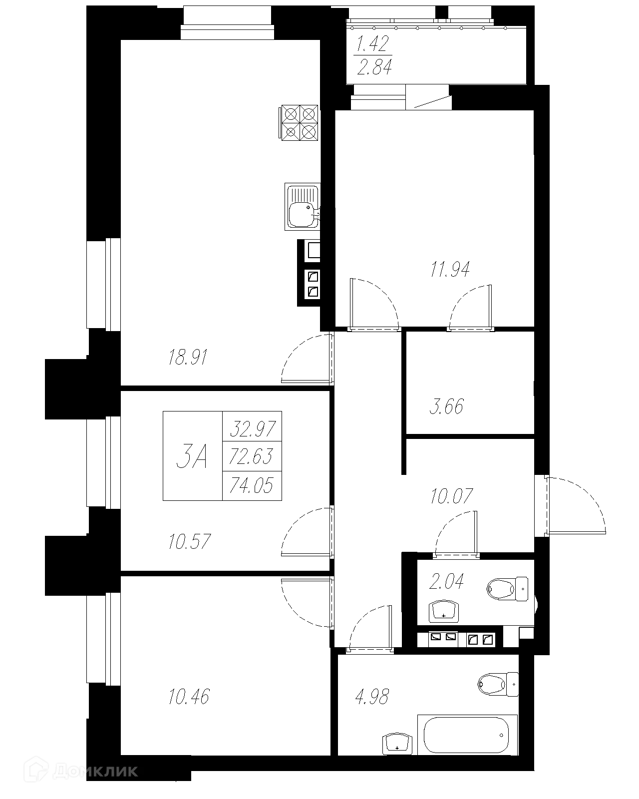 Фото квартиры в ЖК Статный