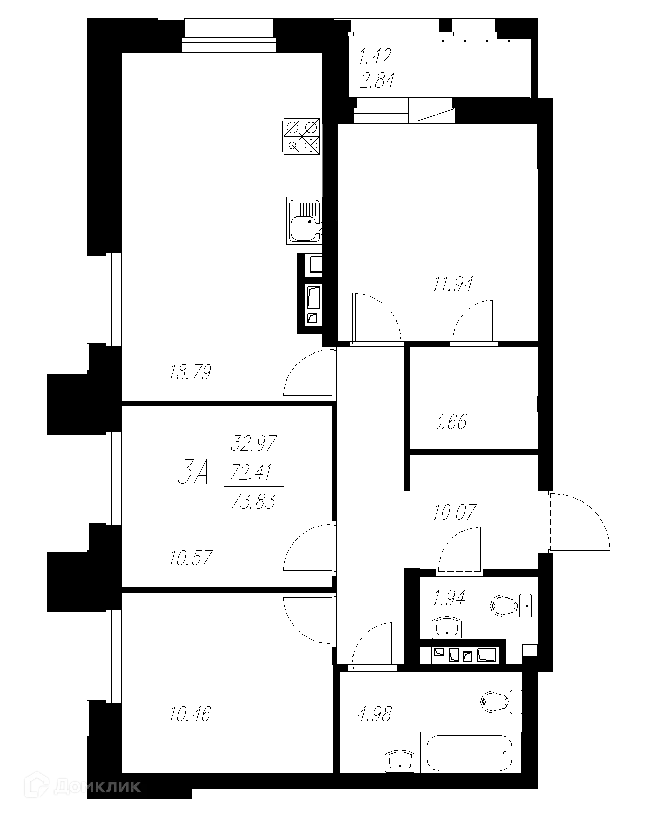 Фото квартиры в ЖК Статный