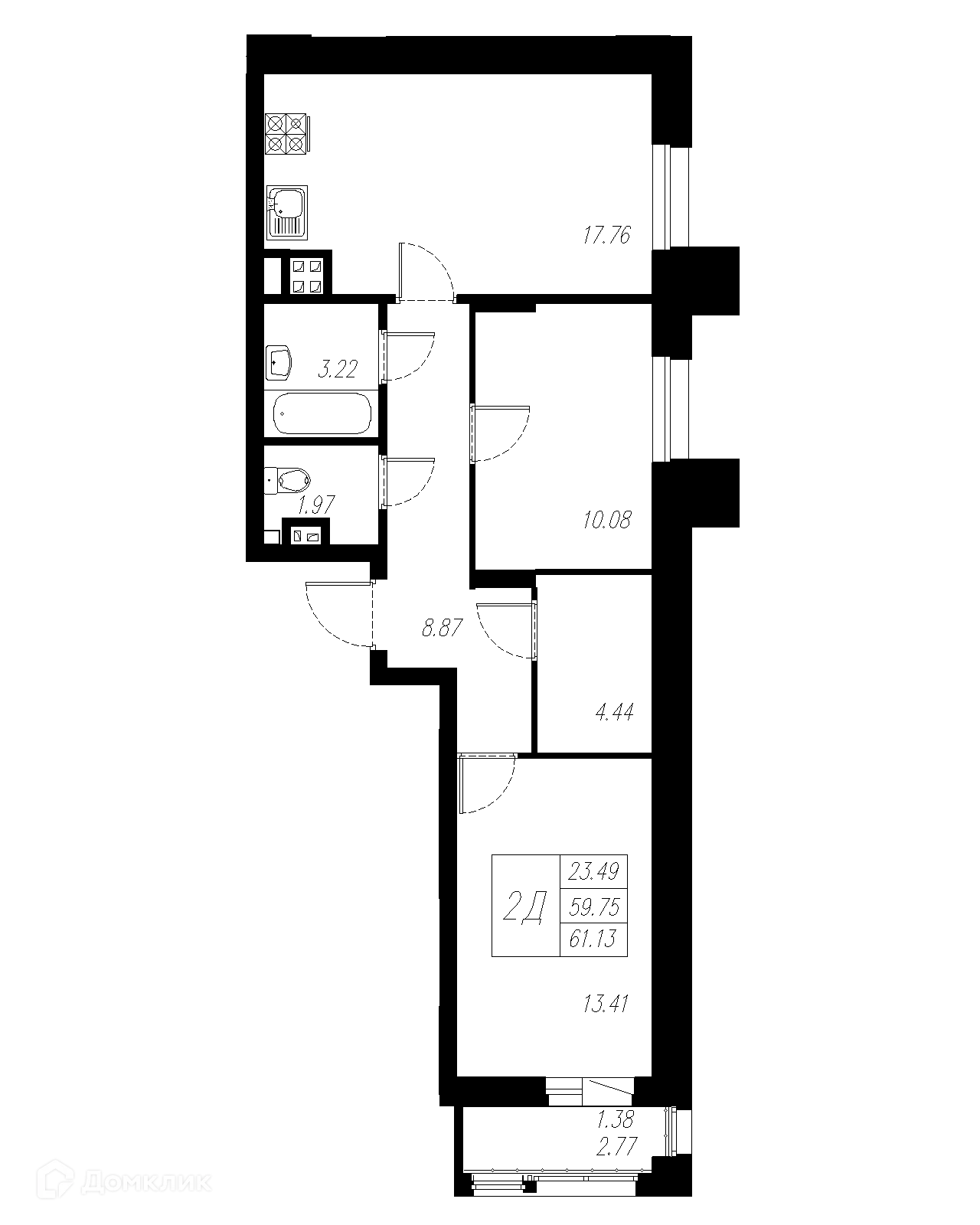 Фото квартиры в ЖК Статный