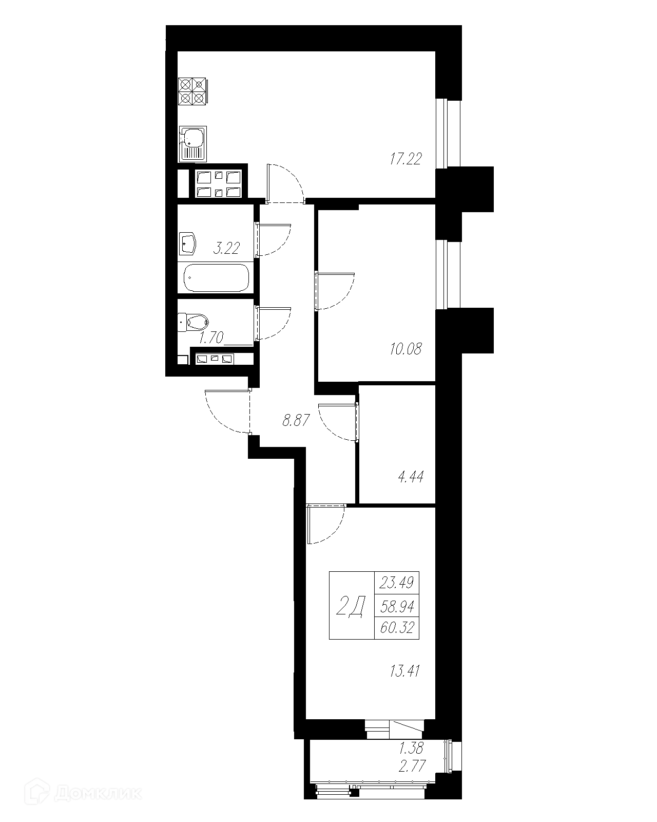 Фото квартиры в ЖК Статный