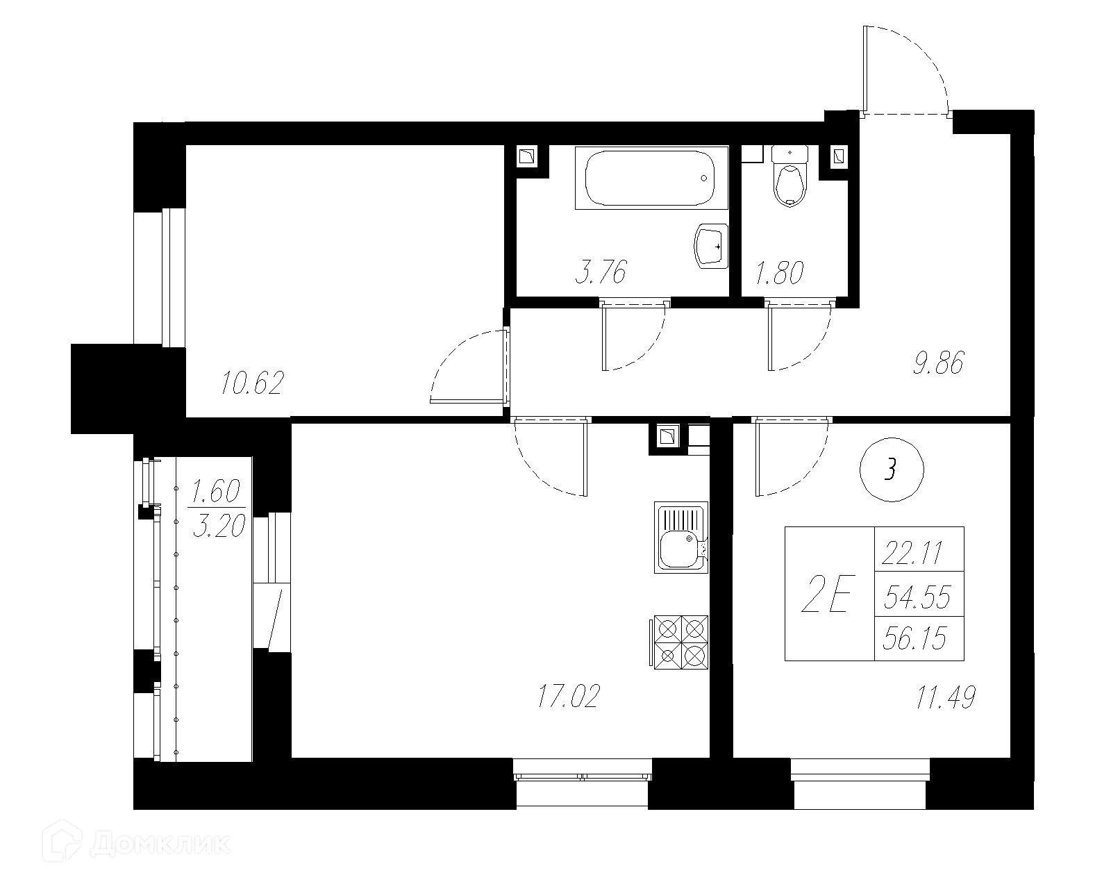 Фото квартиры в ЖК Статный