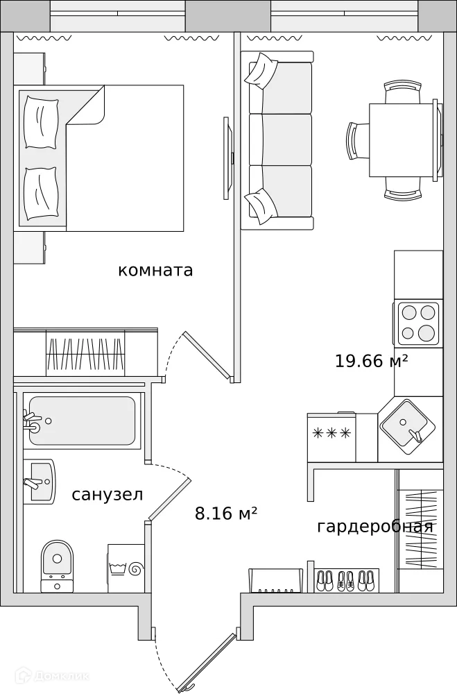 Фото квартиры в ЖК "Parkolovo (Парколово)"