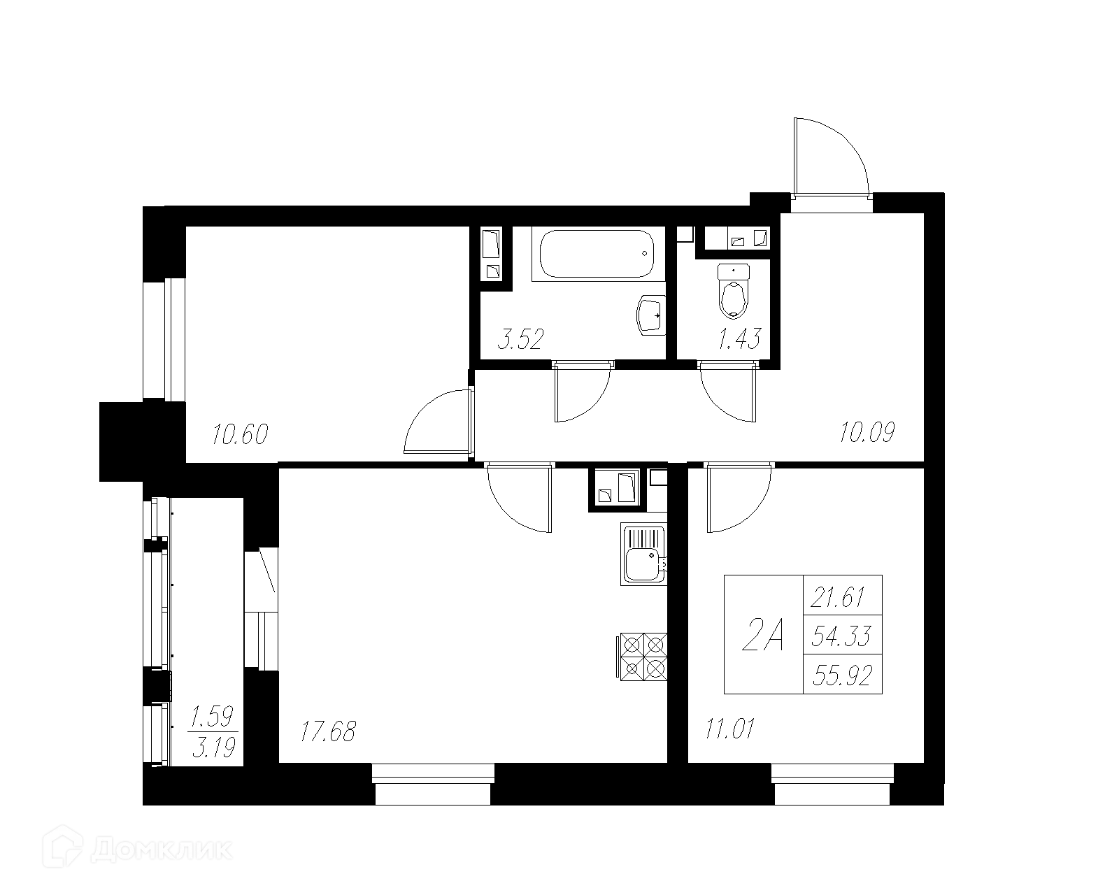 Фото квартиры в ЖК Статный