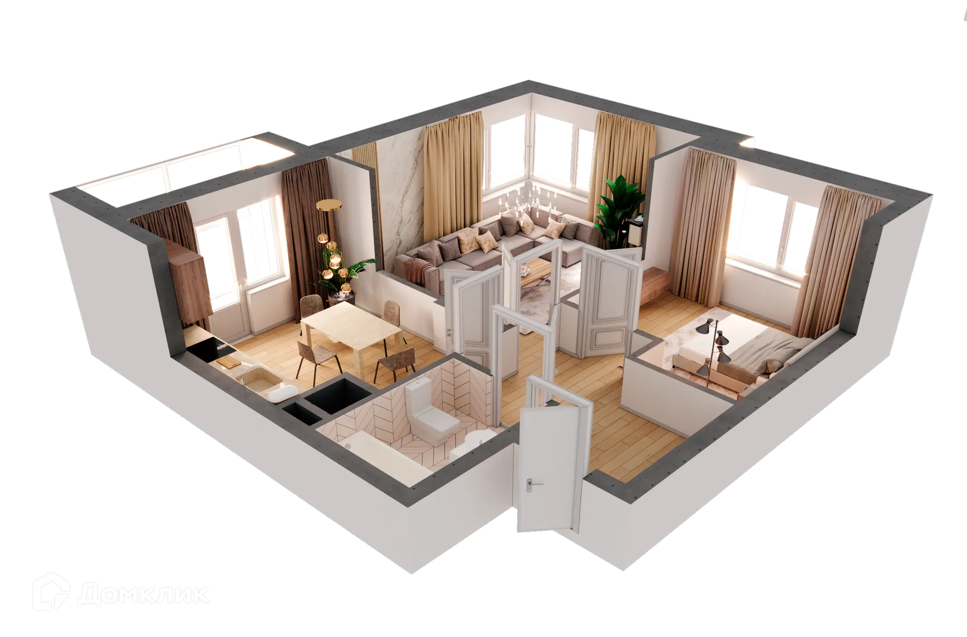 Фото квартиры в ЖК"Мечта"