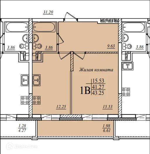 Фото квартиры в ЖК"Мечта"