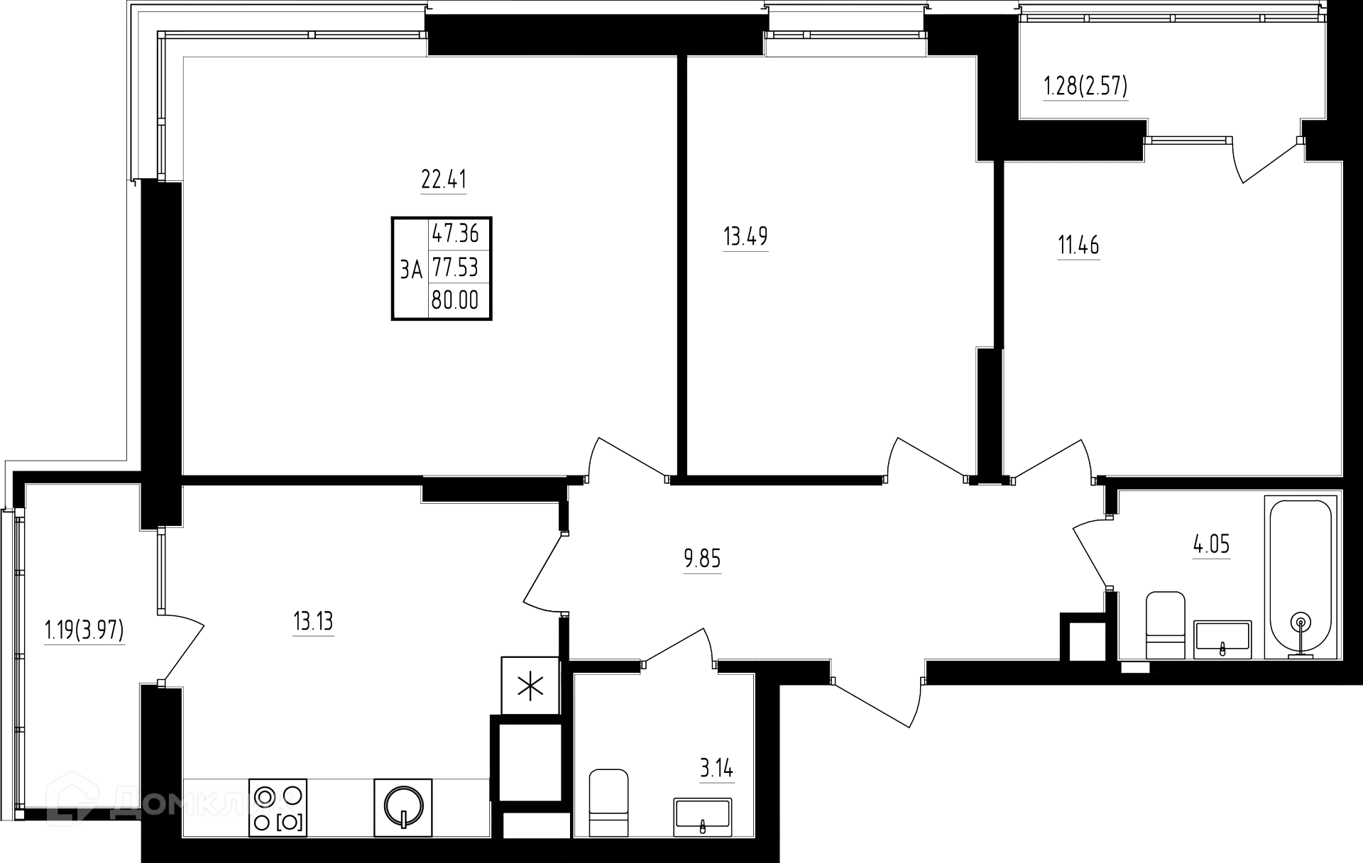 Фото квартиры в ЖК"Мечта"
