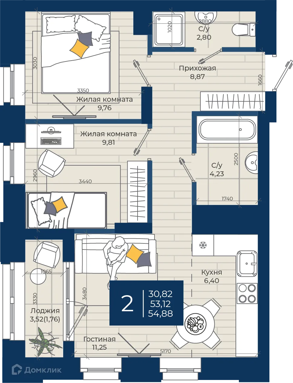 Фото квартиры в ЖК NOVA (ЖК НОВА)