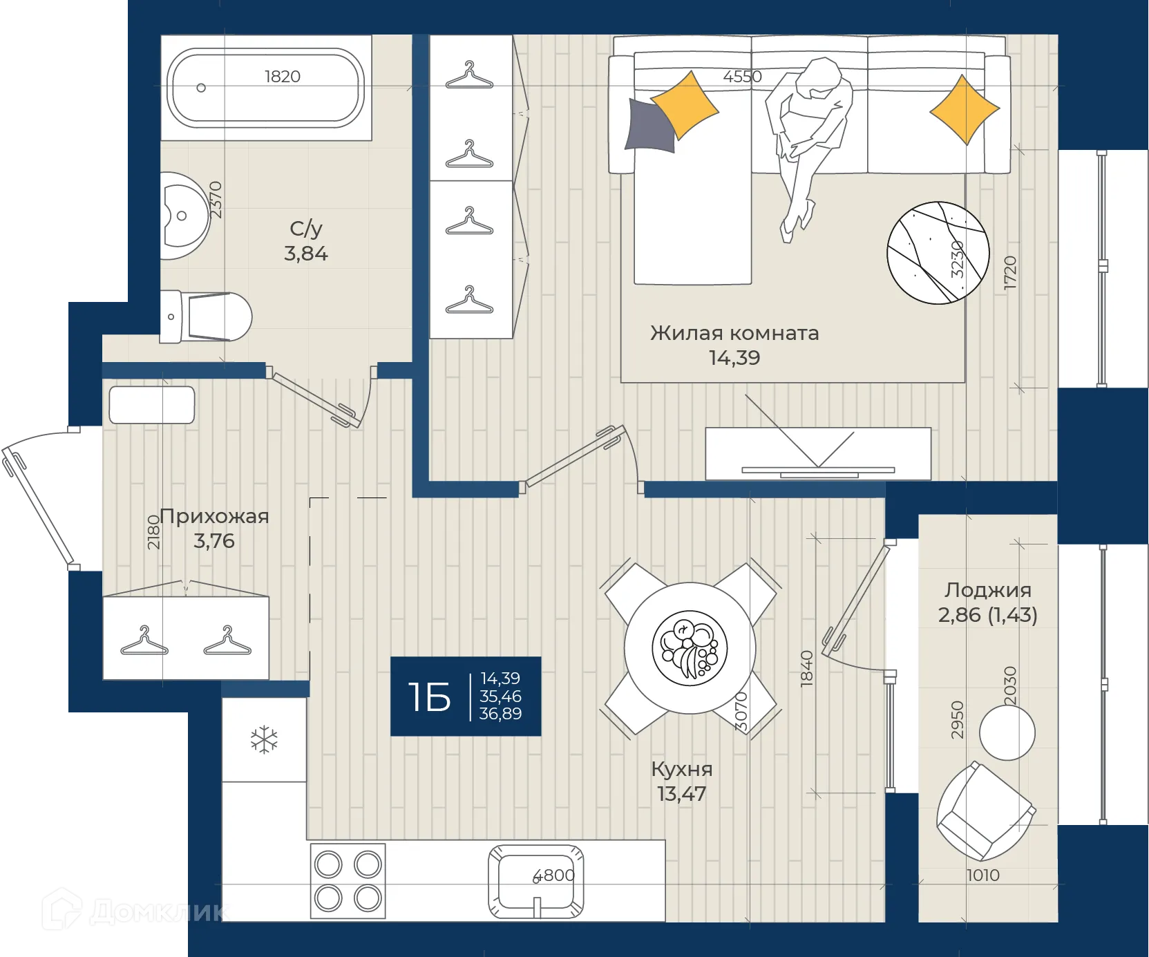 Фото квартиры в ЖК NOVA (ЖК НОВА)