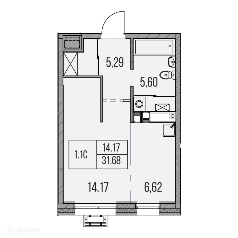 Фото квартиры в ЖК Станция Спортивная