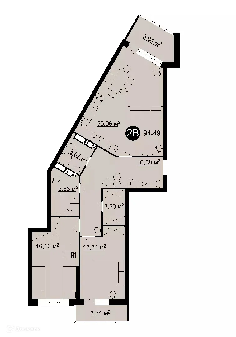 Фото квартиры в ЖК Жилой комплекс ЛЕГЕНДА