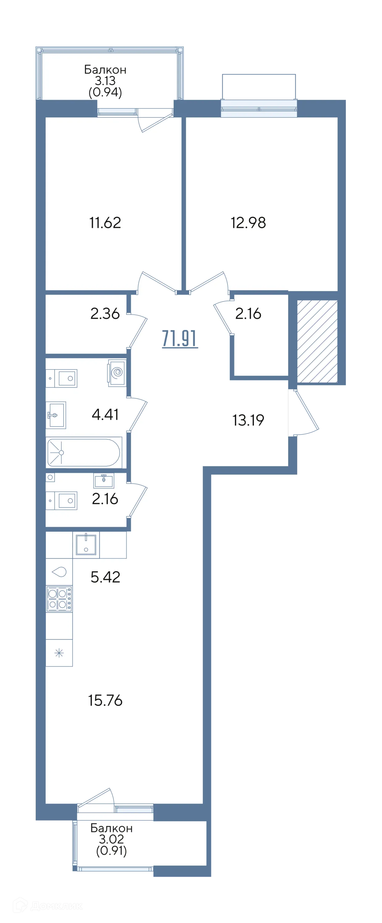 Фото квартиры в ЖК Авторы на Годовикова