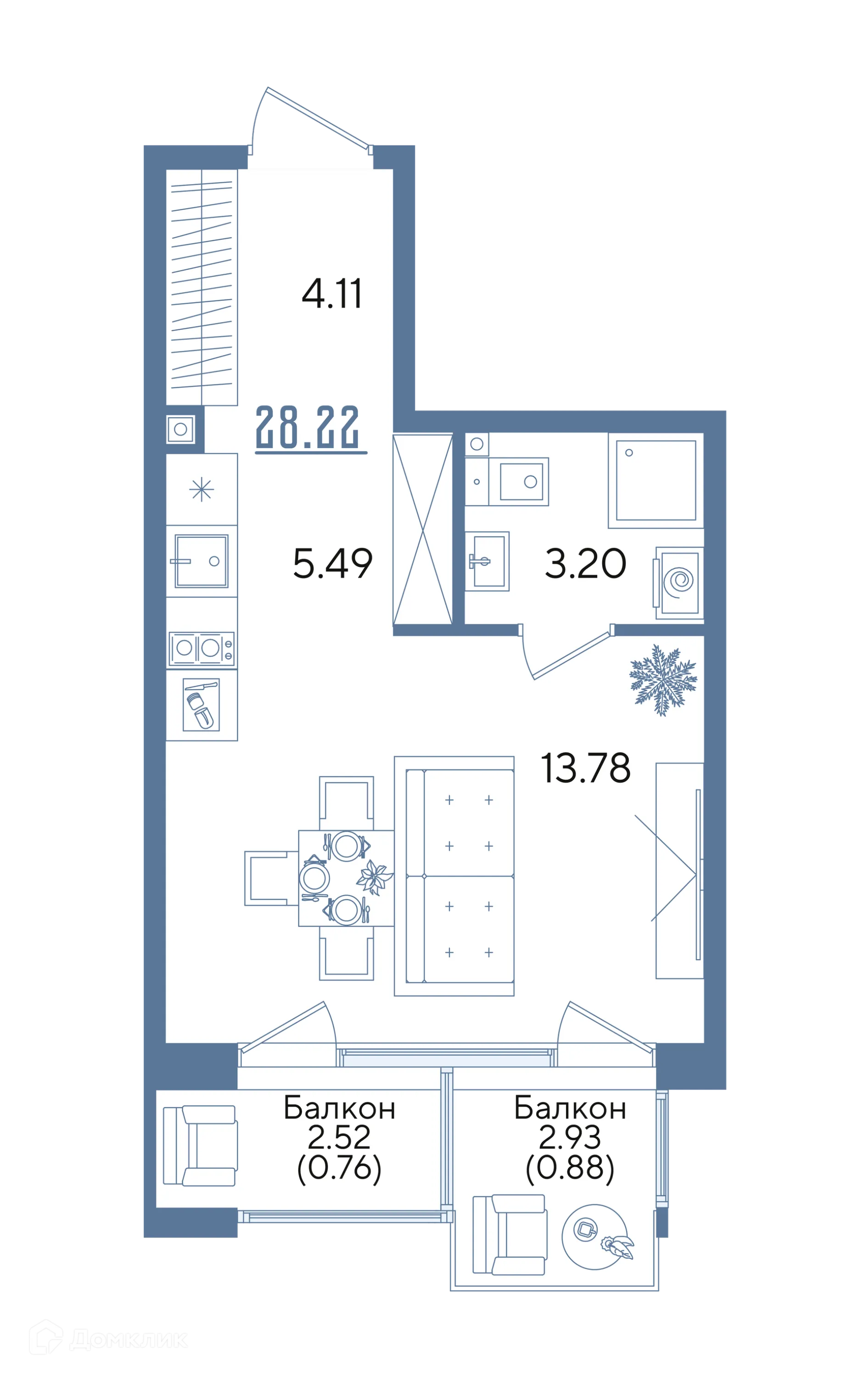 Фото квартиры в ЖК Авторы на Годовикова