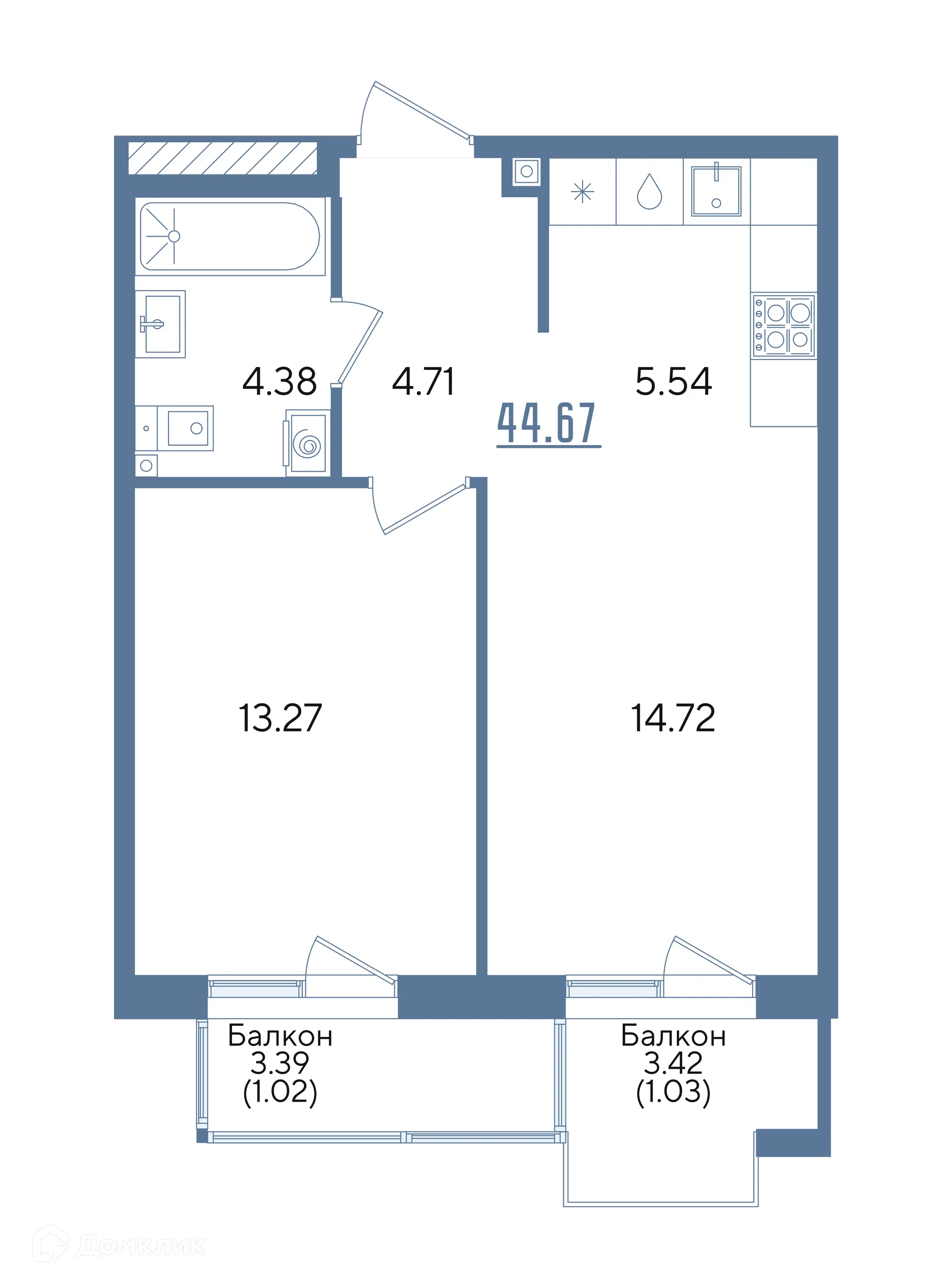 Фото квартиры в ЖК Авторы на Годовикова