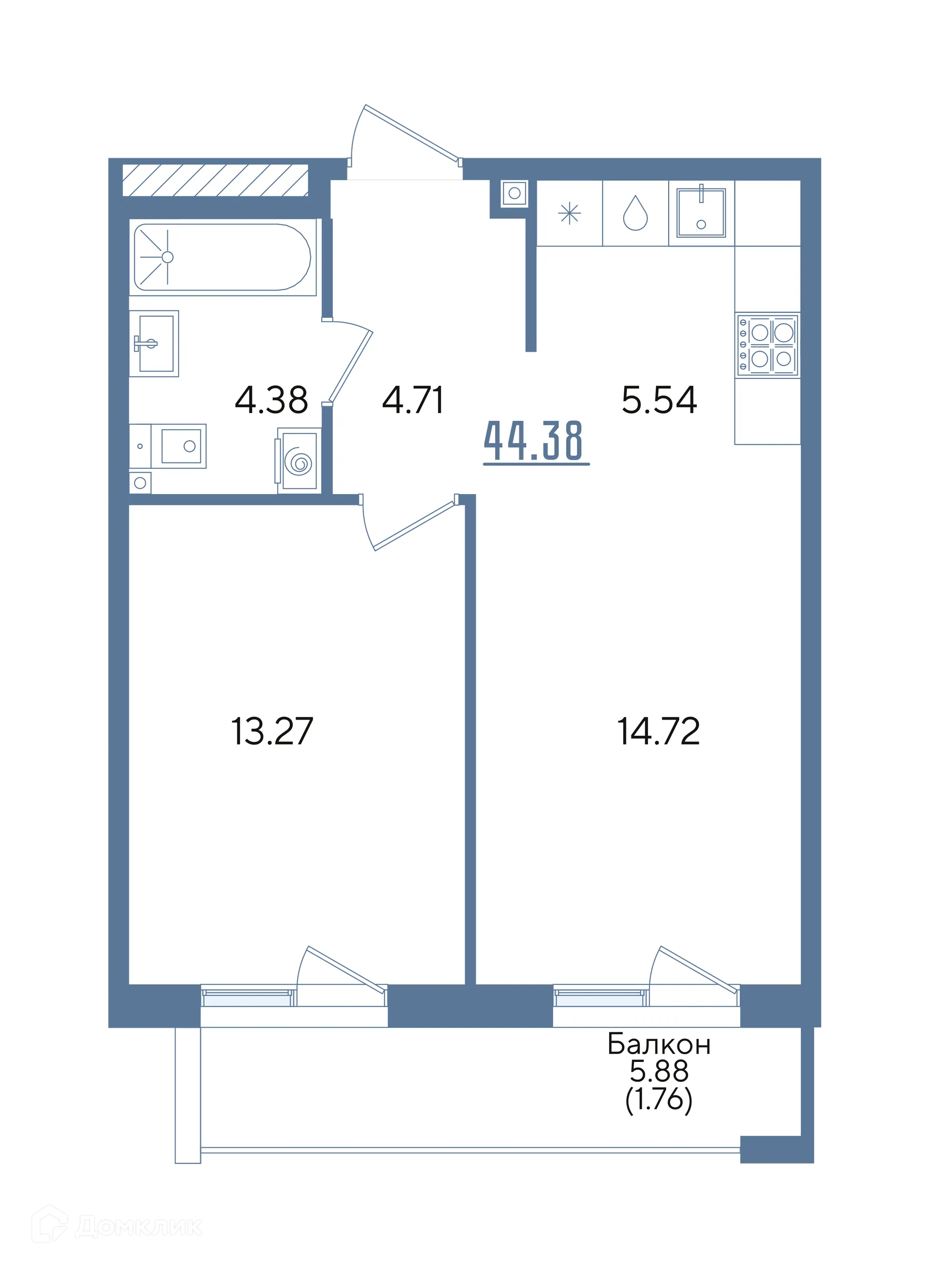 Фото квартиры в ЖК Авторы на Годовикова