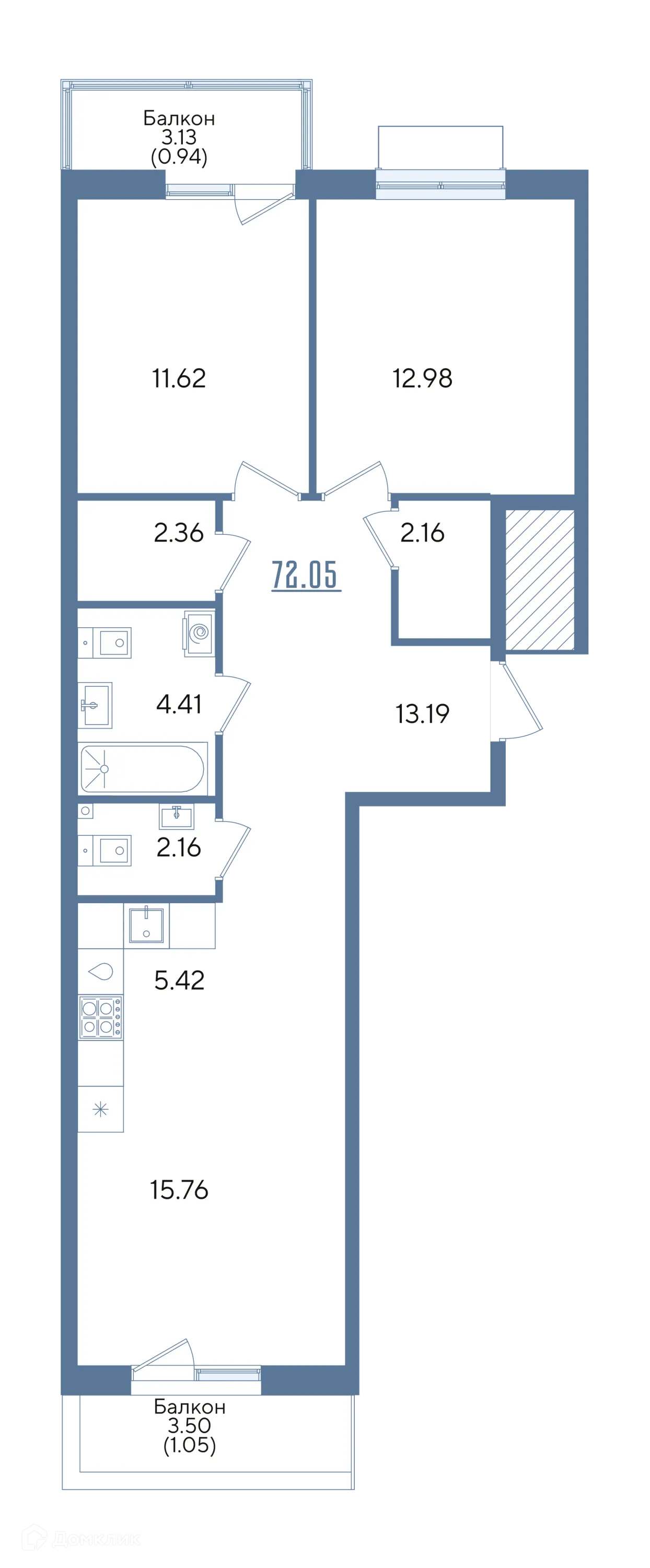 Фото квартиры в ЖК Авторы на Годовикова