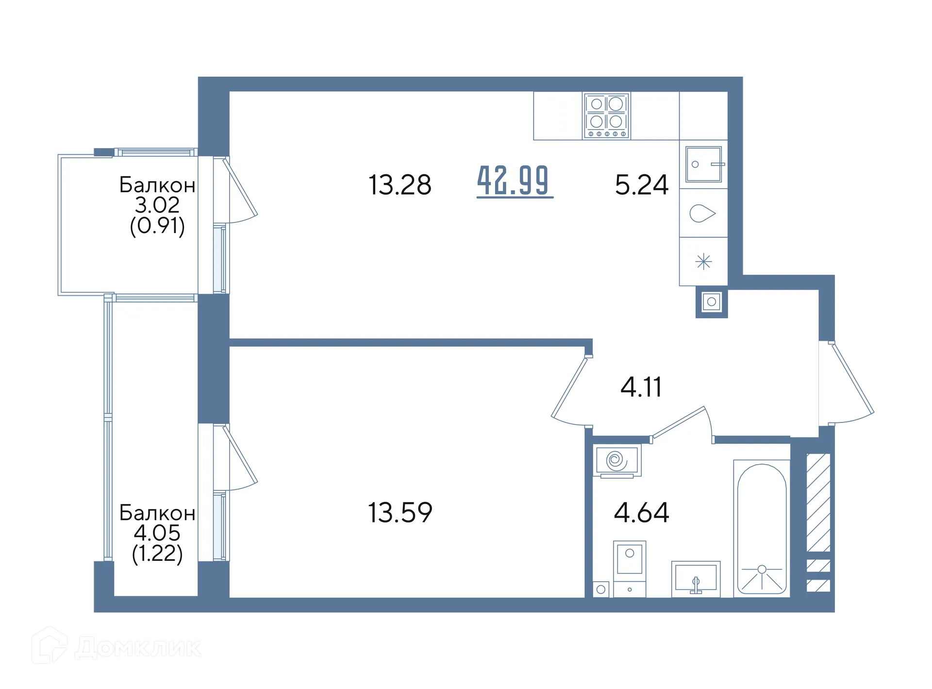 Фото квартиры в ЖК Авторы на Годовикова
