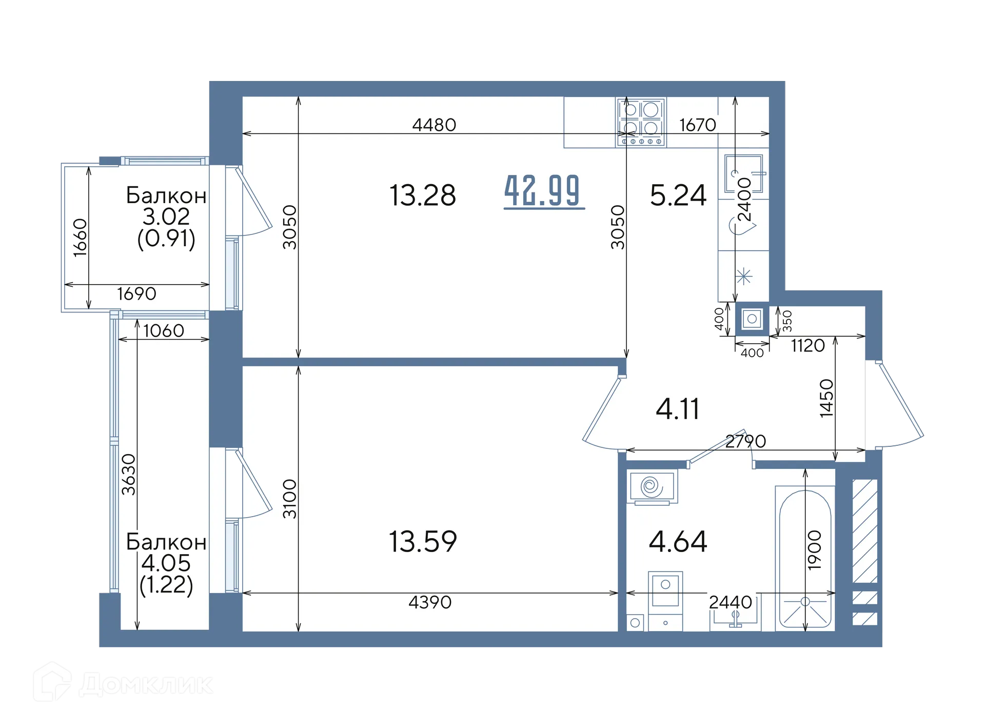 Фото квартиры в ЖК Авторы на Годовикова