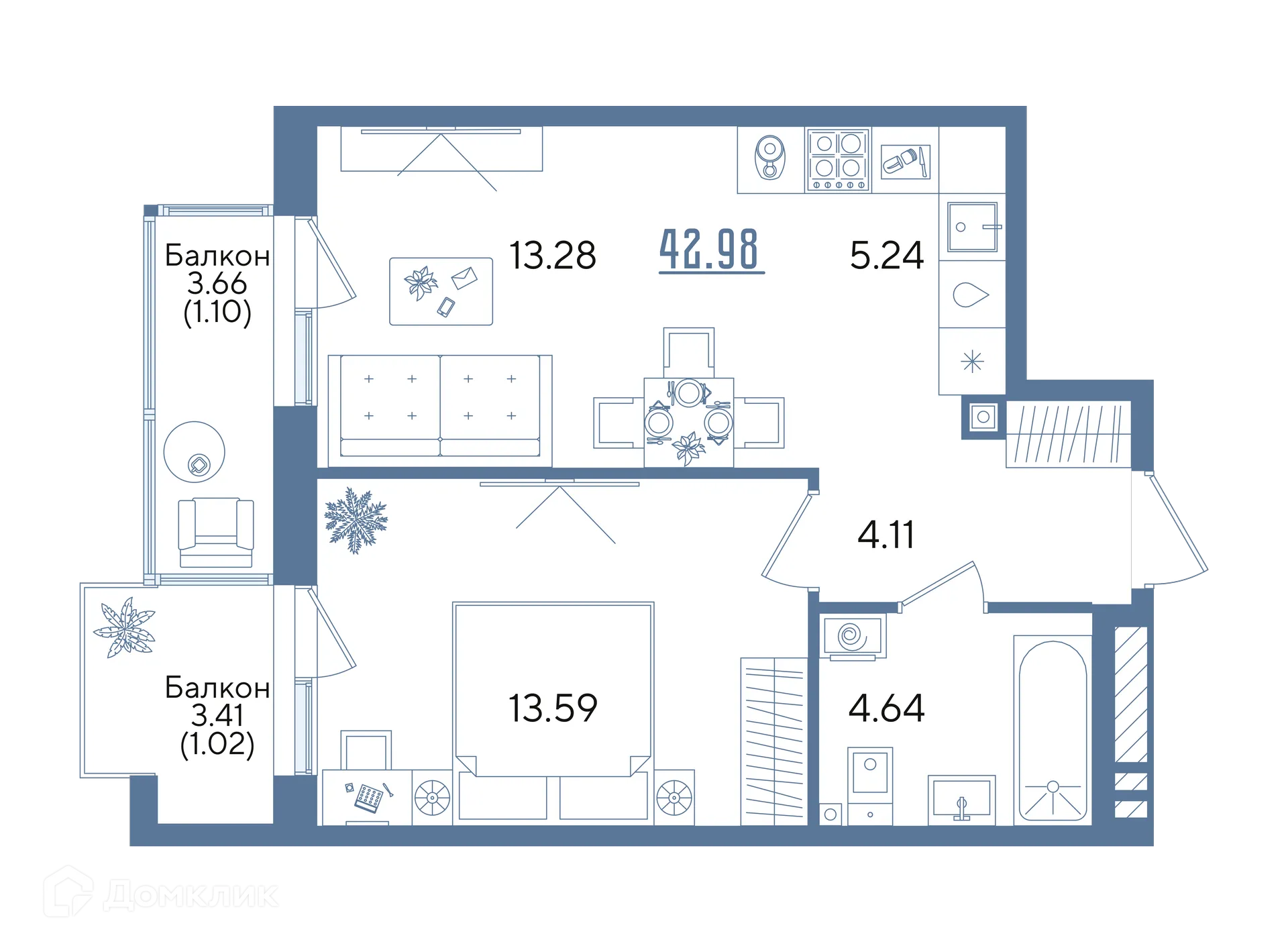 Фото квартиры в ЖК Авторы на Годовикова