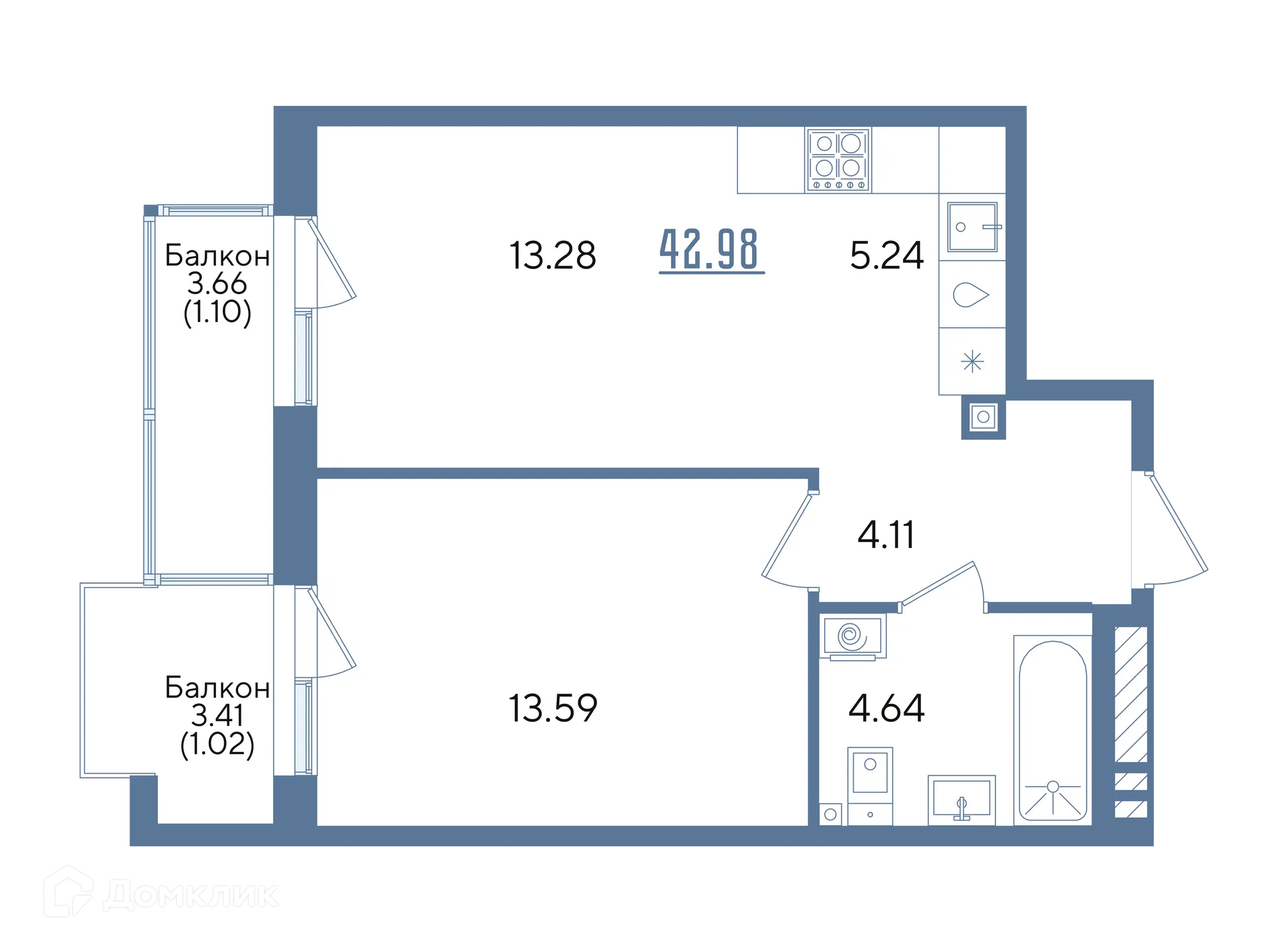 Фото квартиры в ЖК Авторы на Годовикова