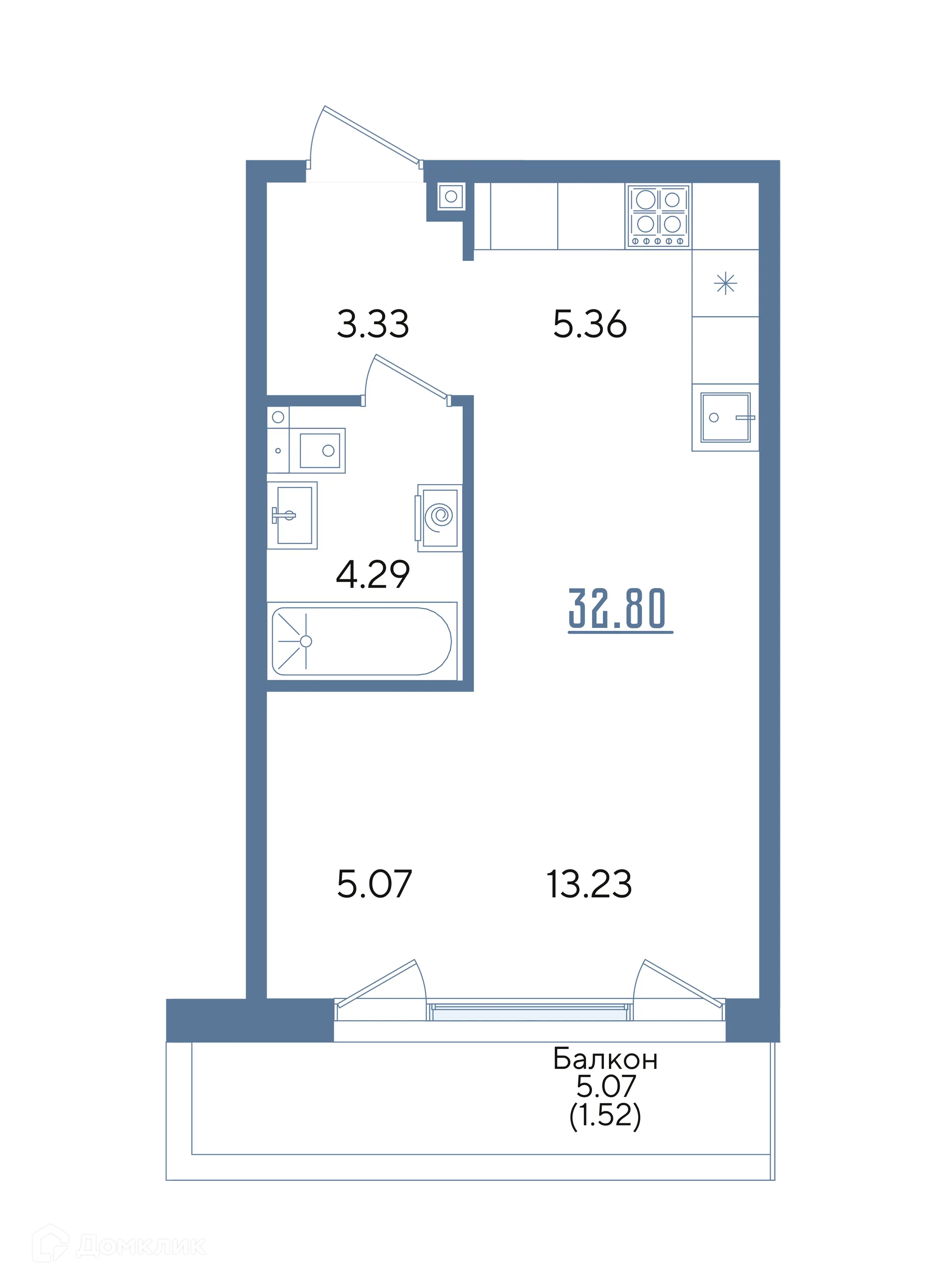 Фото квартиры в ЖК Авторы на Годовикова