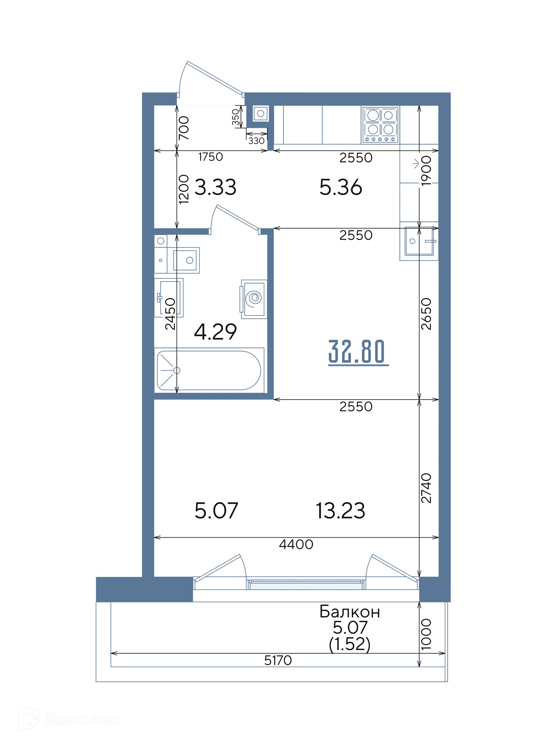 Фото квартиры в ЖК Авторы на Годовикова