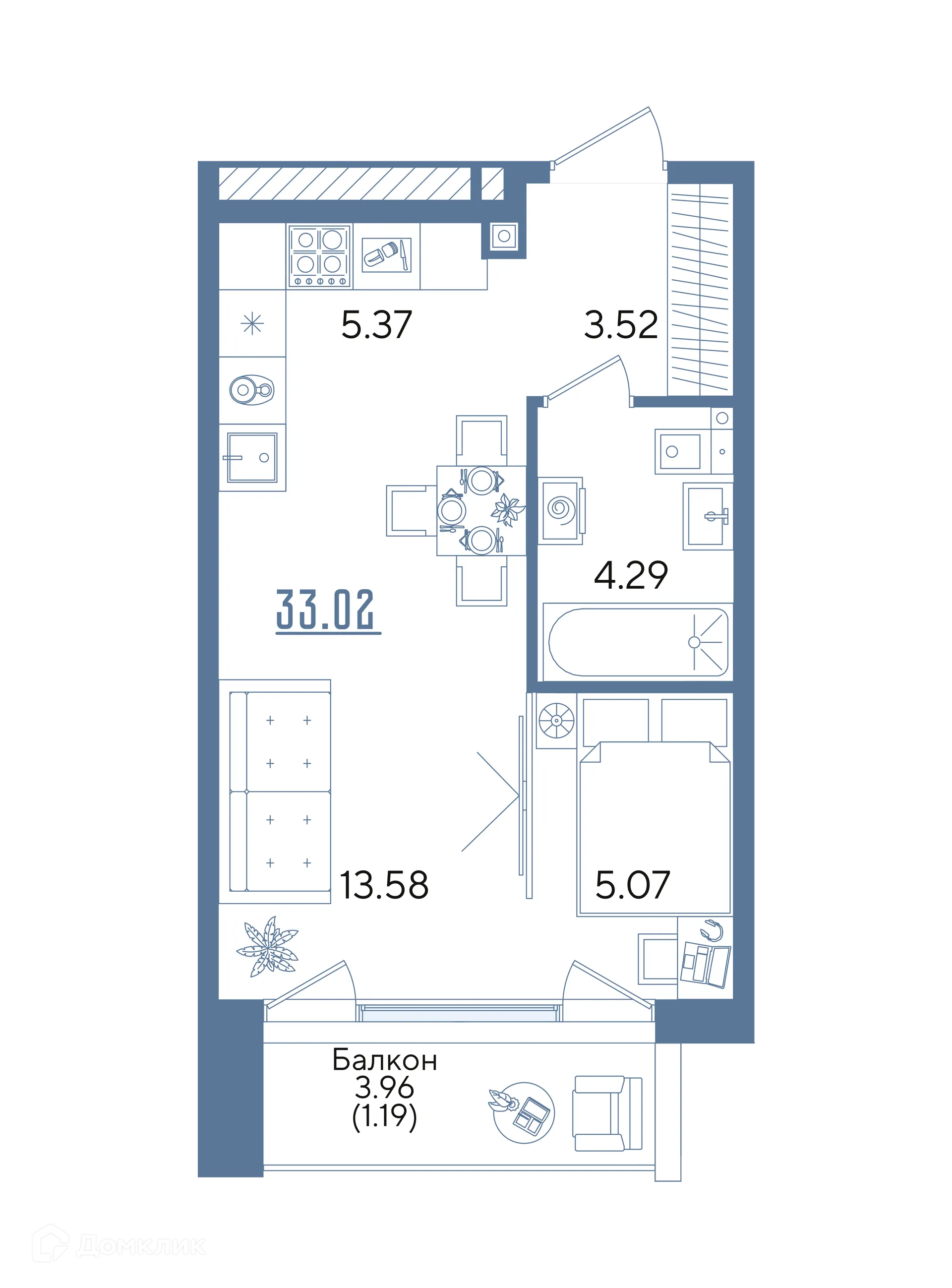 Фото квартиры в ЖК Авторы на Годовикова