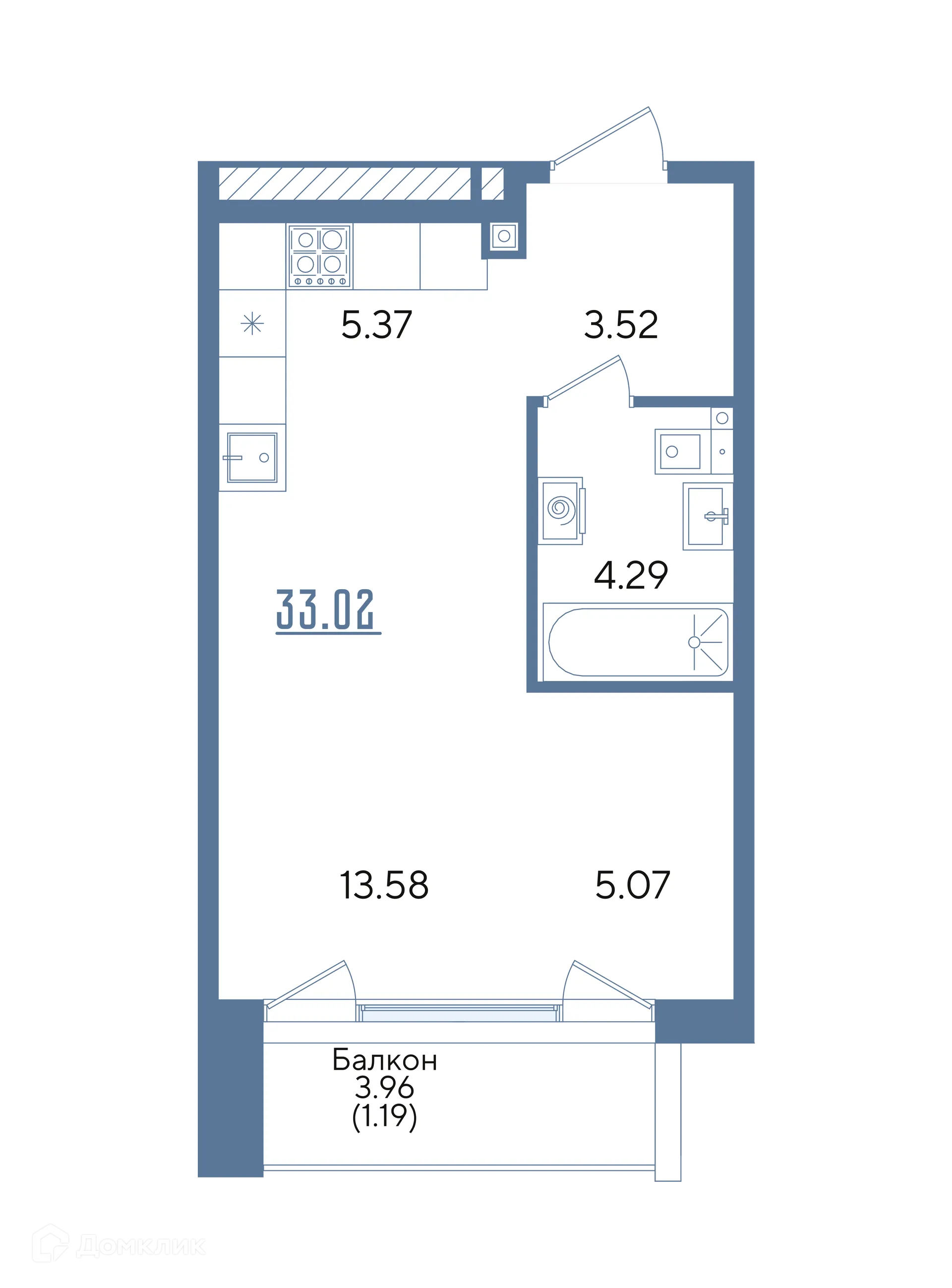 Фото квартиры в ЖК Авторы на Годовикова