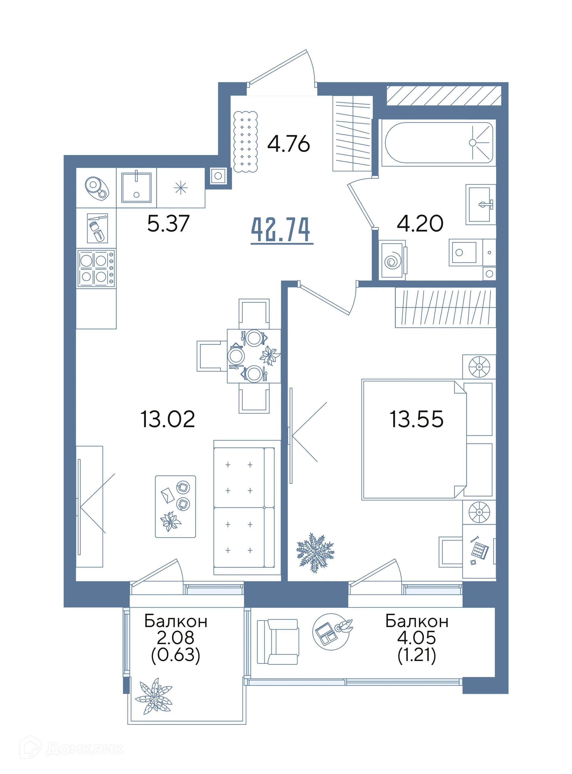 Фото квартиры в ЖК Авторы на Годовикова