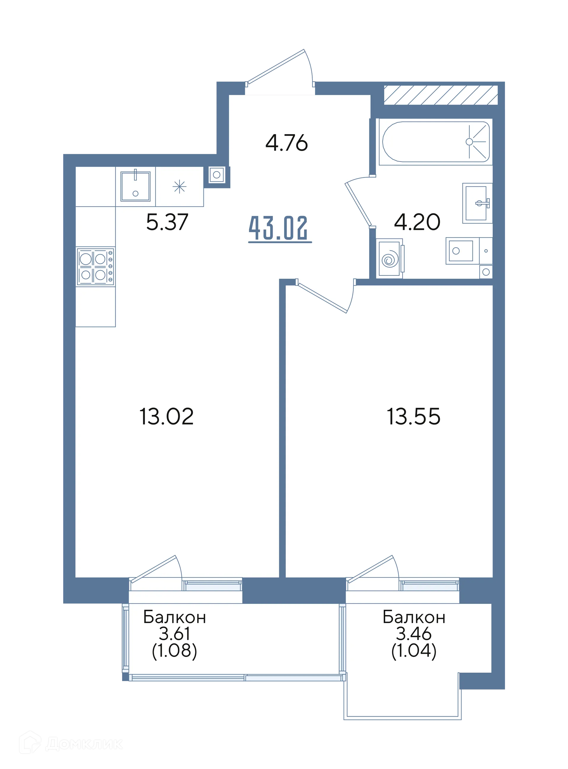 Фото квартиры в ЖК Авторы на Годовикова