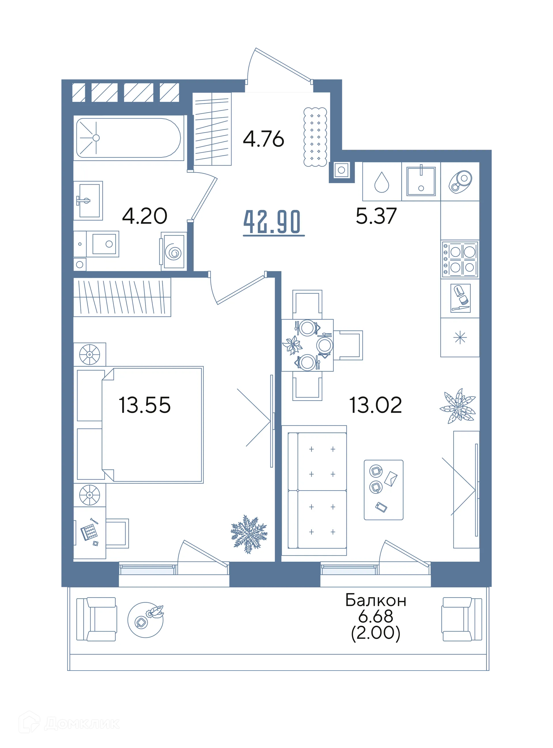 Фото квартиры в ЖК Авторы на Годовикова