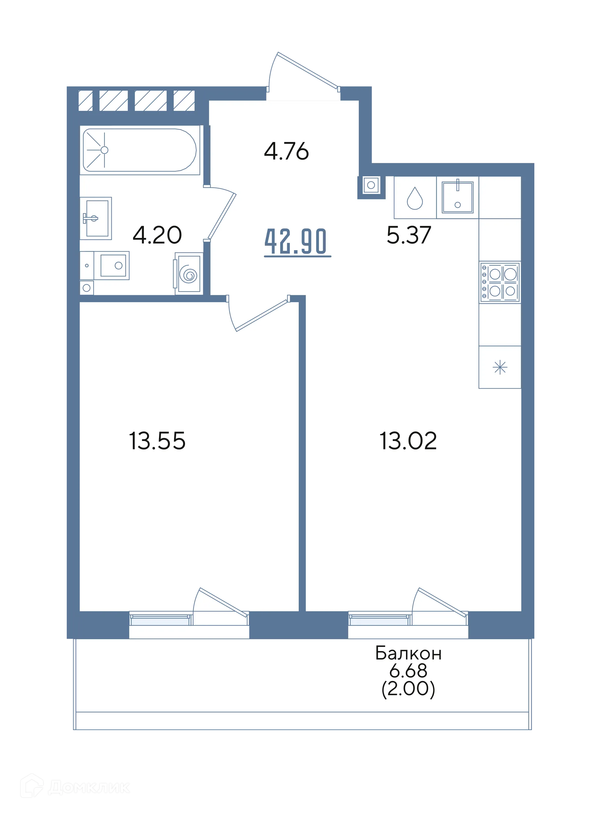 Фото квартиры в ЖК Авторы на Годовикова
