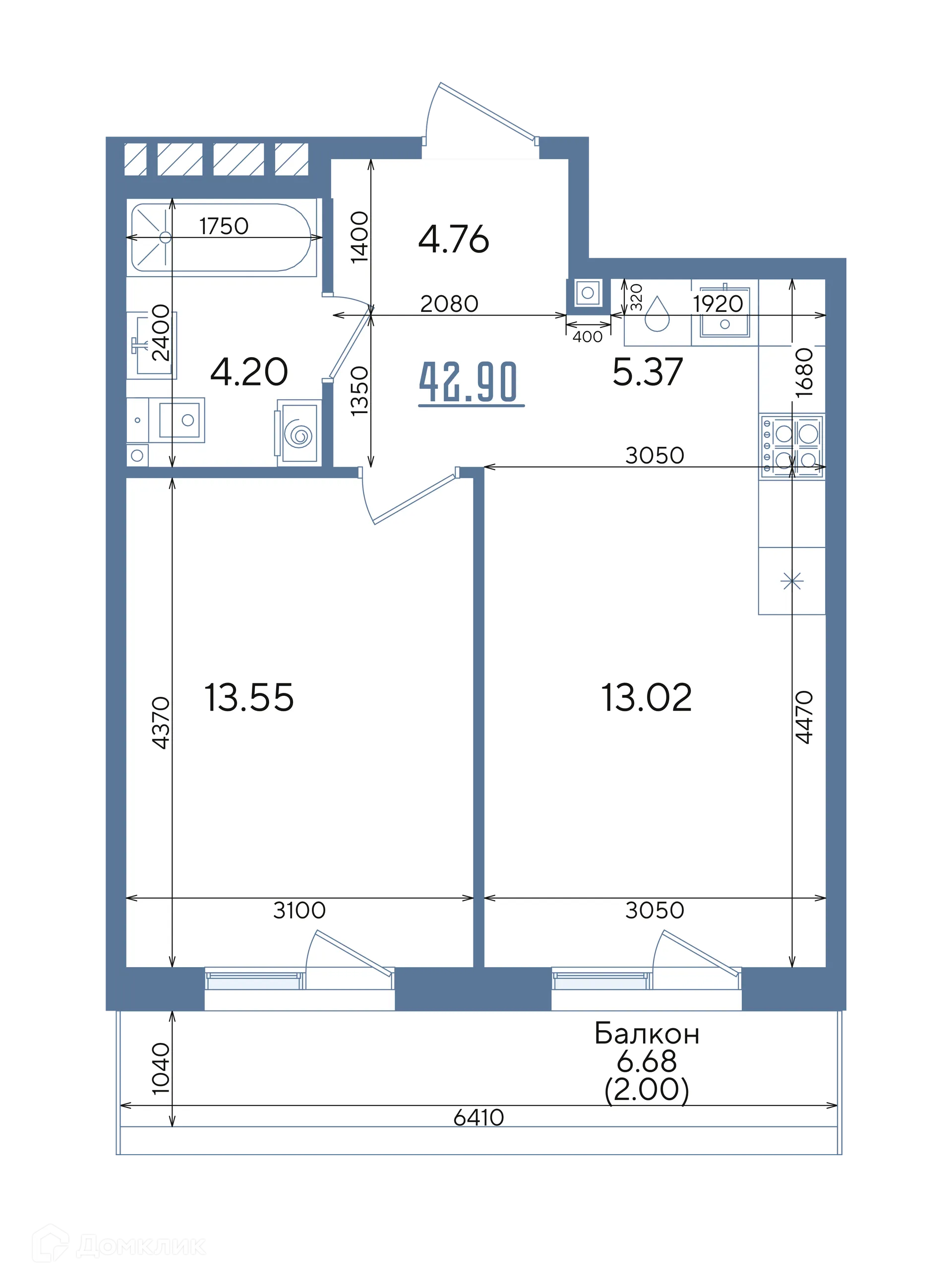 Фото квартиры в ЖК Авторы на Годовикова