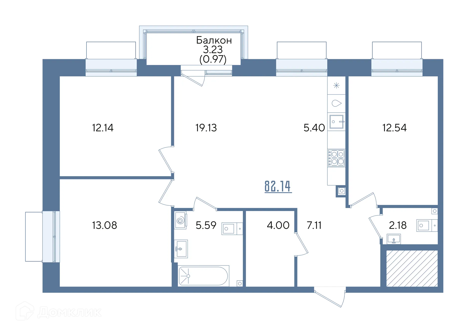 Фото квартиры в ЖК Авторы на Годовикова