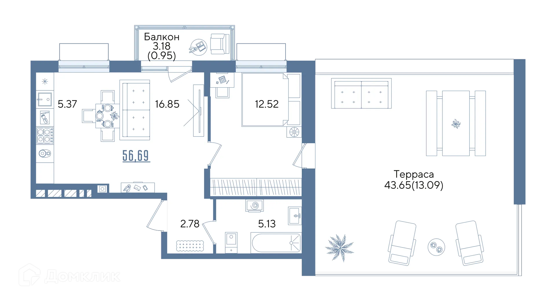 Фото квартиры в ЖК Авторы на Годовикова