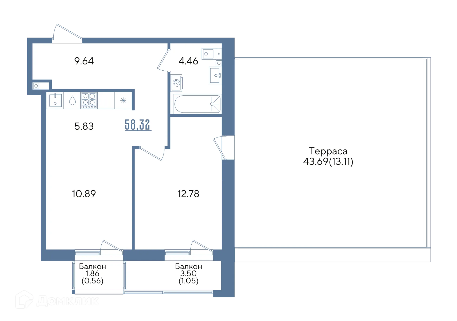 Фото квартиры в ЖК Авторы на Годовикова