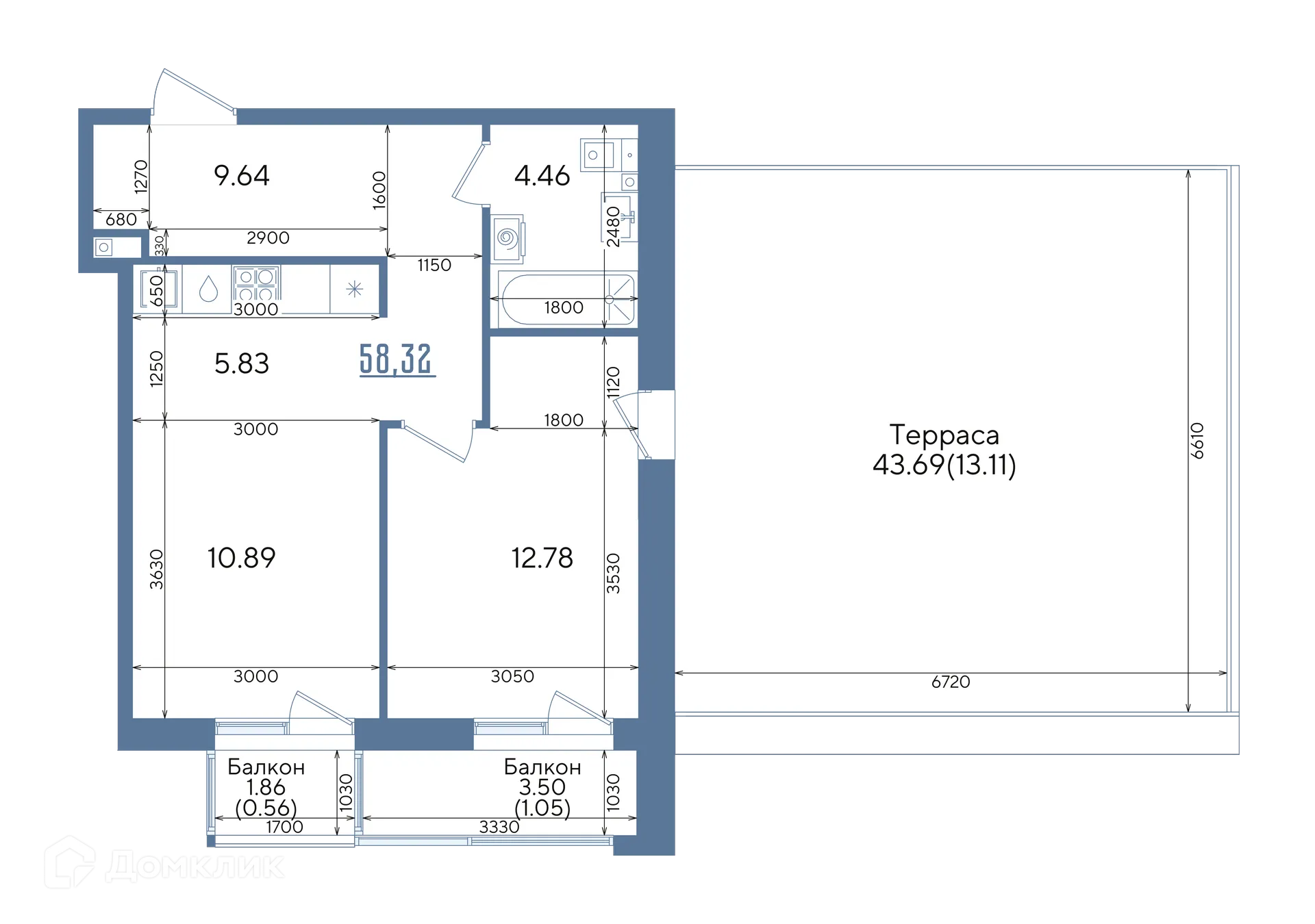 Фото квартиры в ЖК Авторы на Годовикова