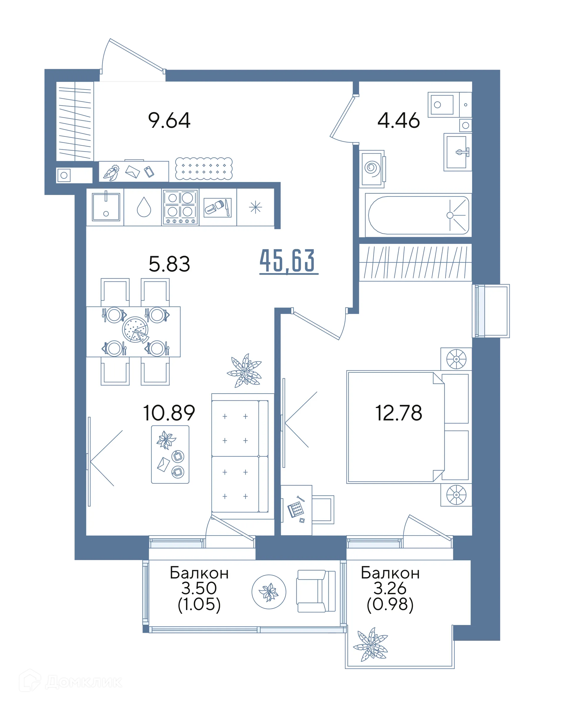 Фото квартиры в ЖК Авторы на Годовикова