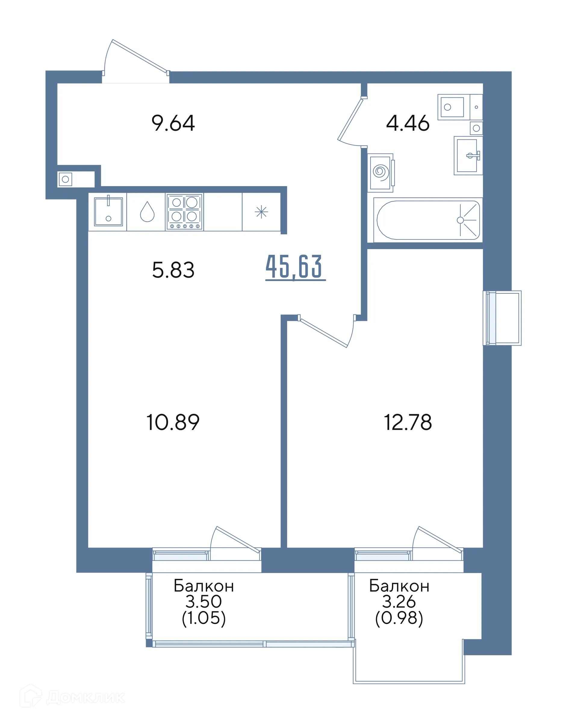 Фото квартиры в ЖК Авторы на Годовикова