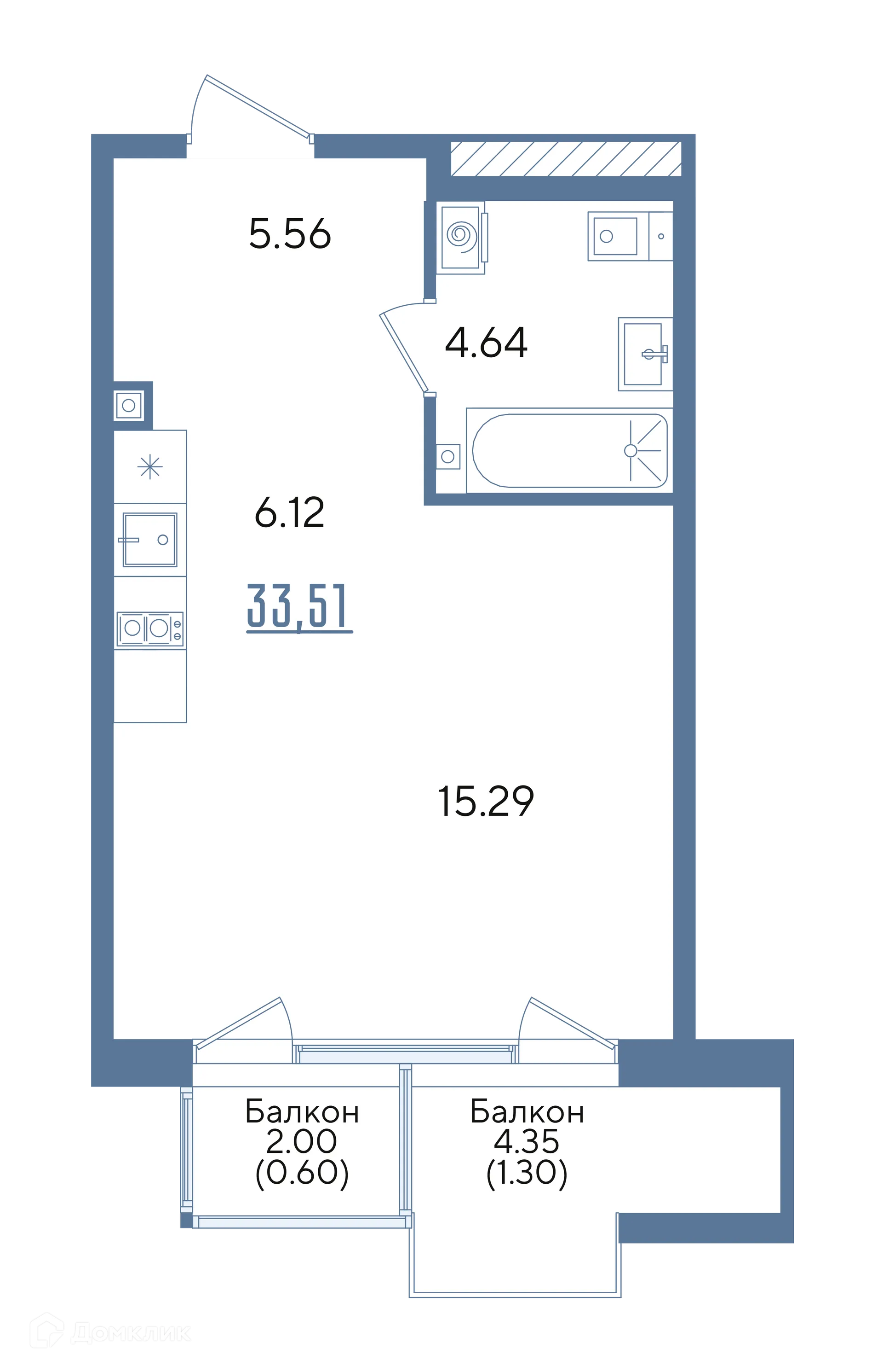 Фото квартиры в ЖК Авторы на Годовикова
