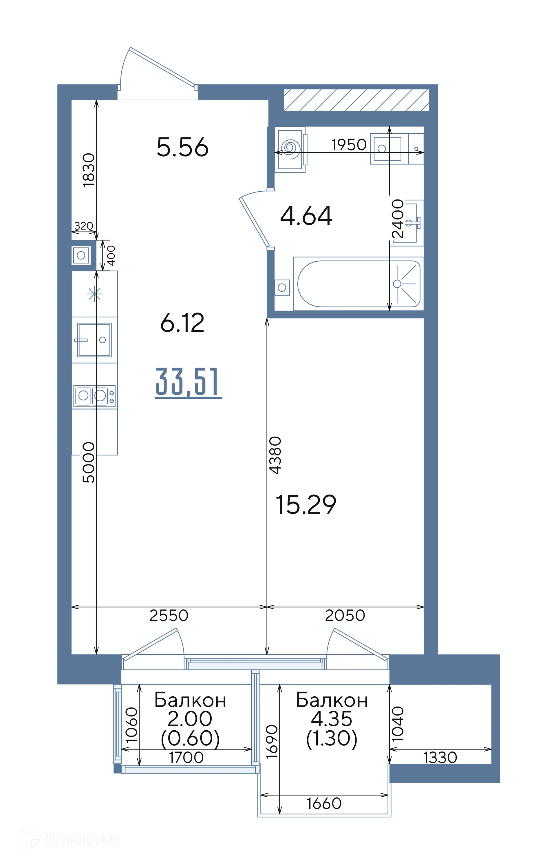 Фото квартиры в ЖК Авторы на Годовикова