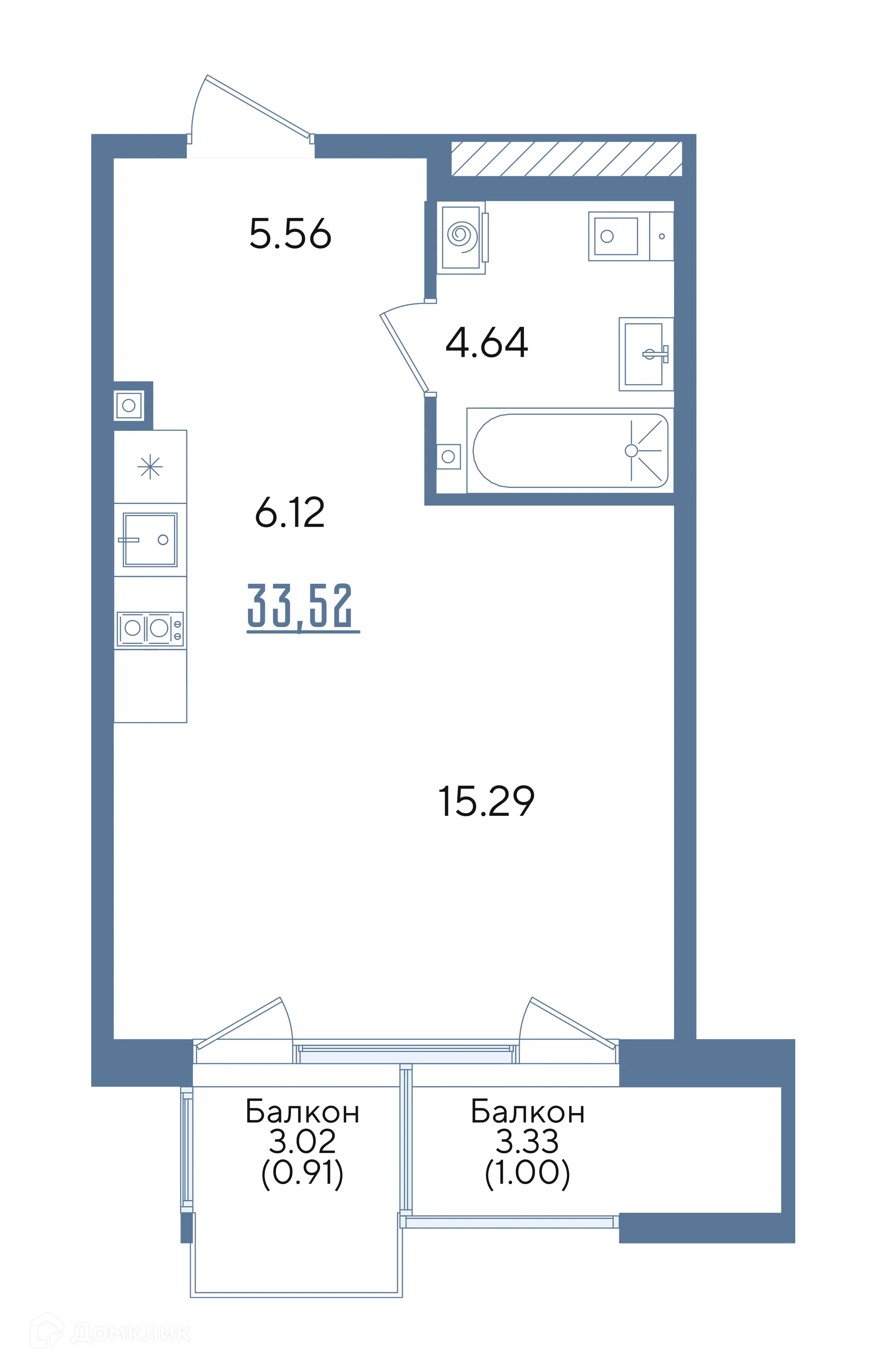 Фото квартиры в ЖК Авторы на Годовикова