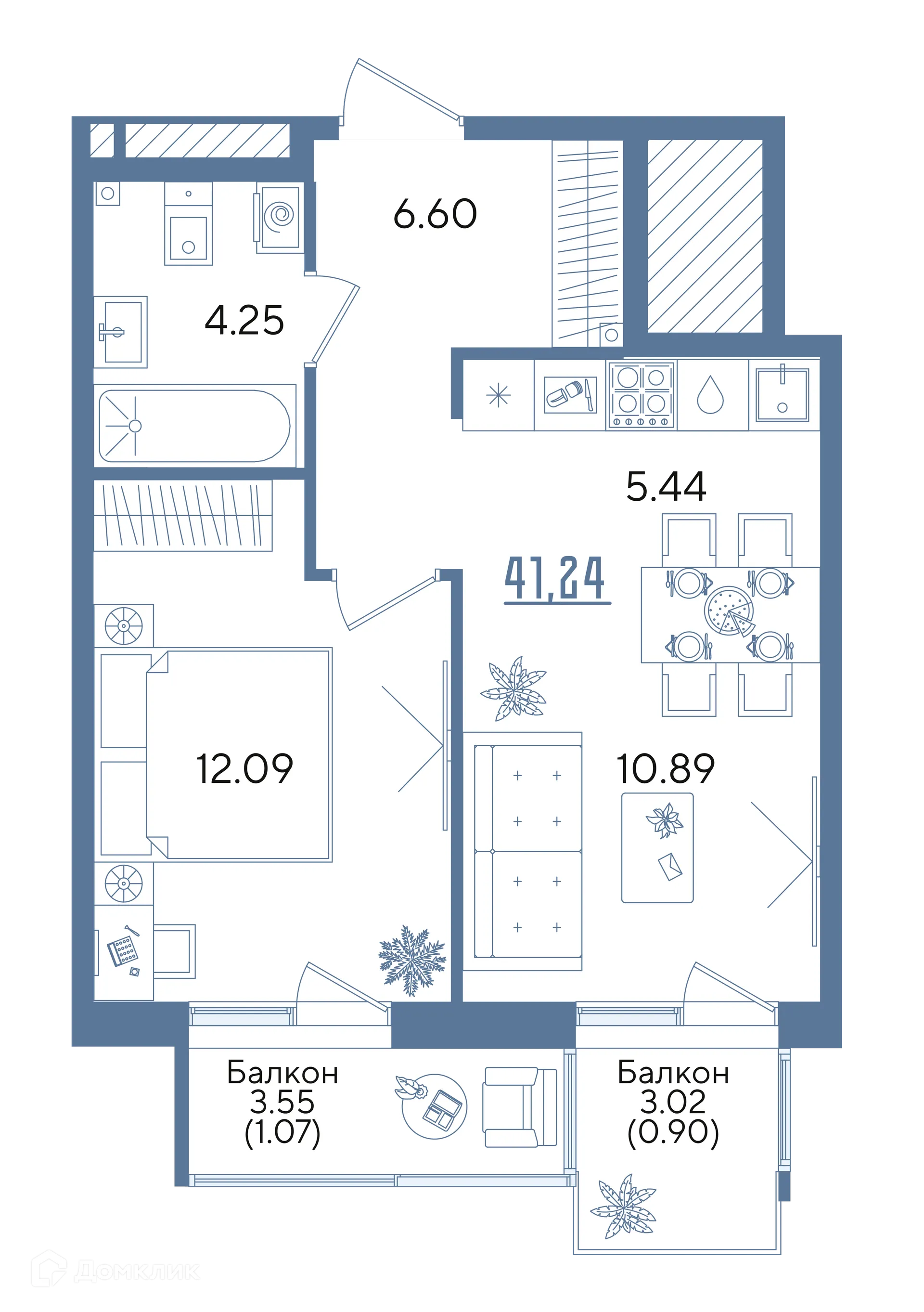 Фото квартиры в ЖК Авторы на Годовикова