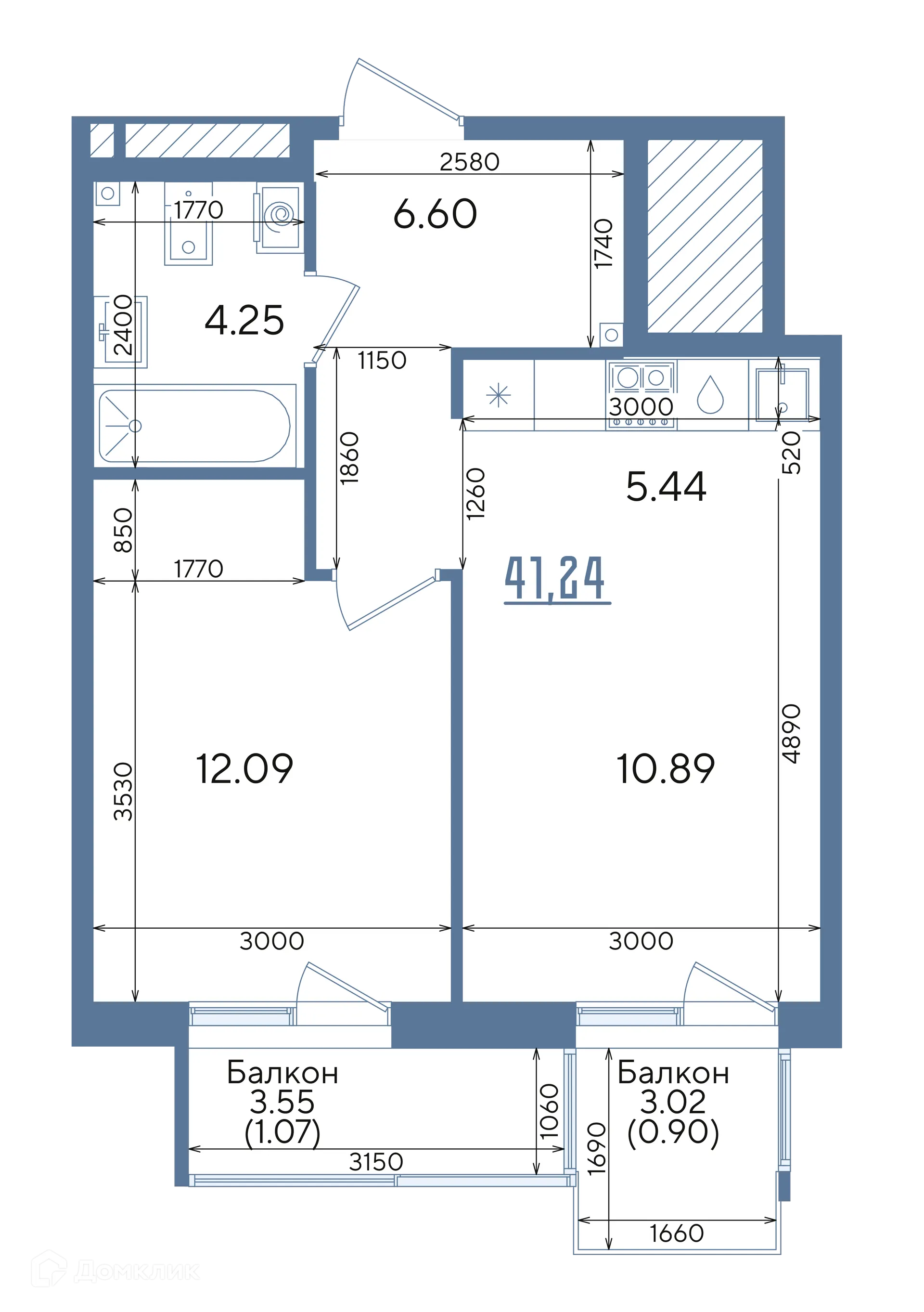 Фото квартиры в ЖК Авторы на Годовикова