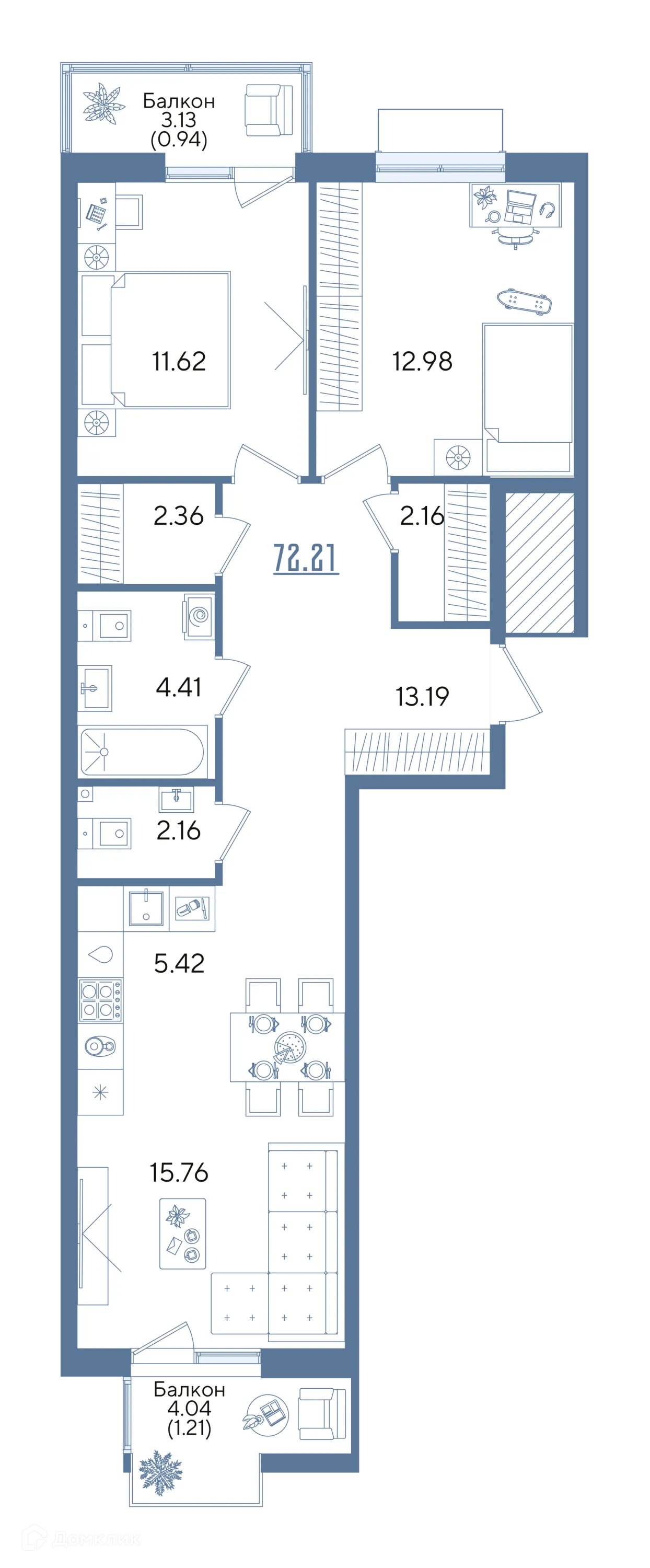 Фото квартиры в ЖК Авторы на Годовикова