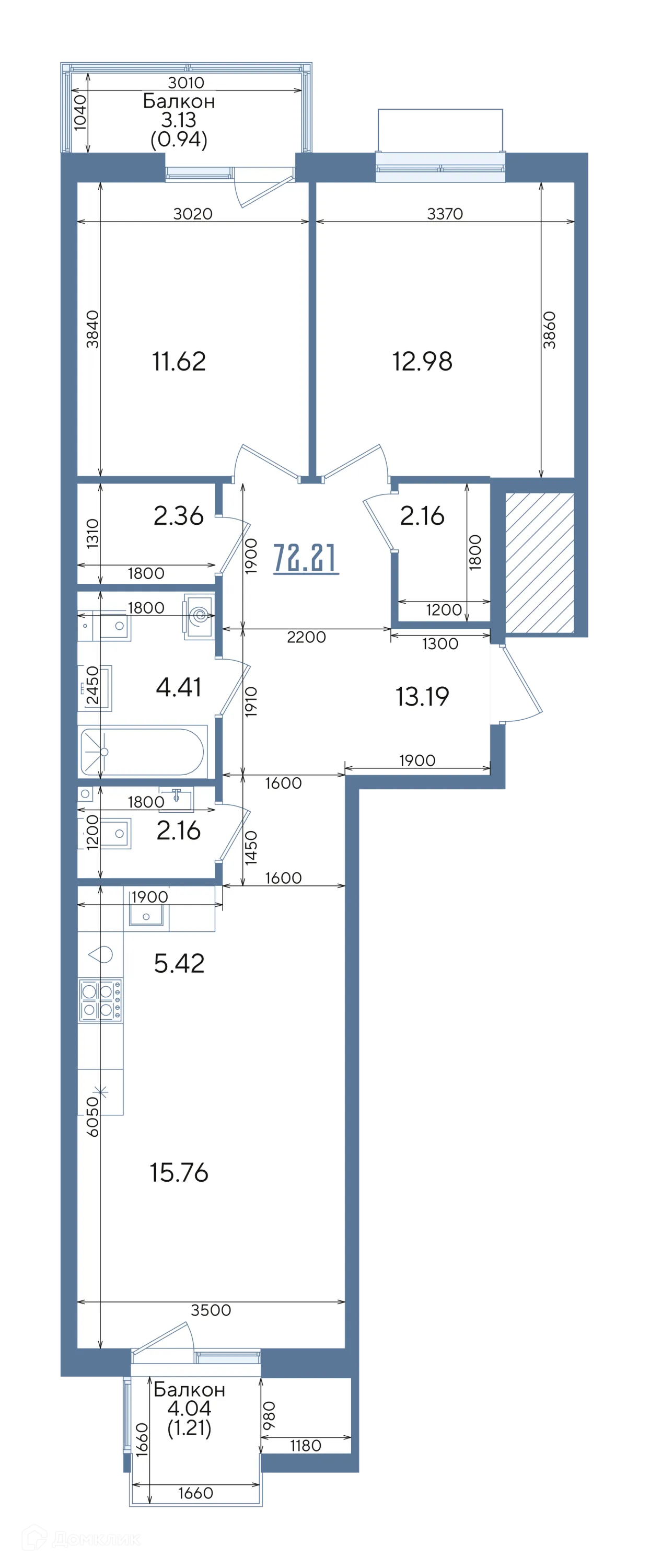 Фото квартиры в ЖК Авторы на Годовикова