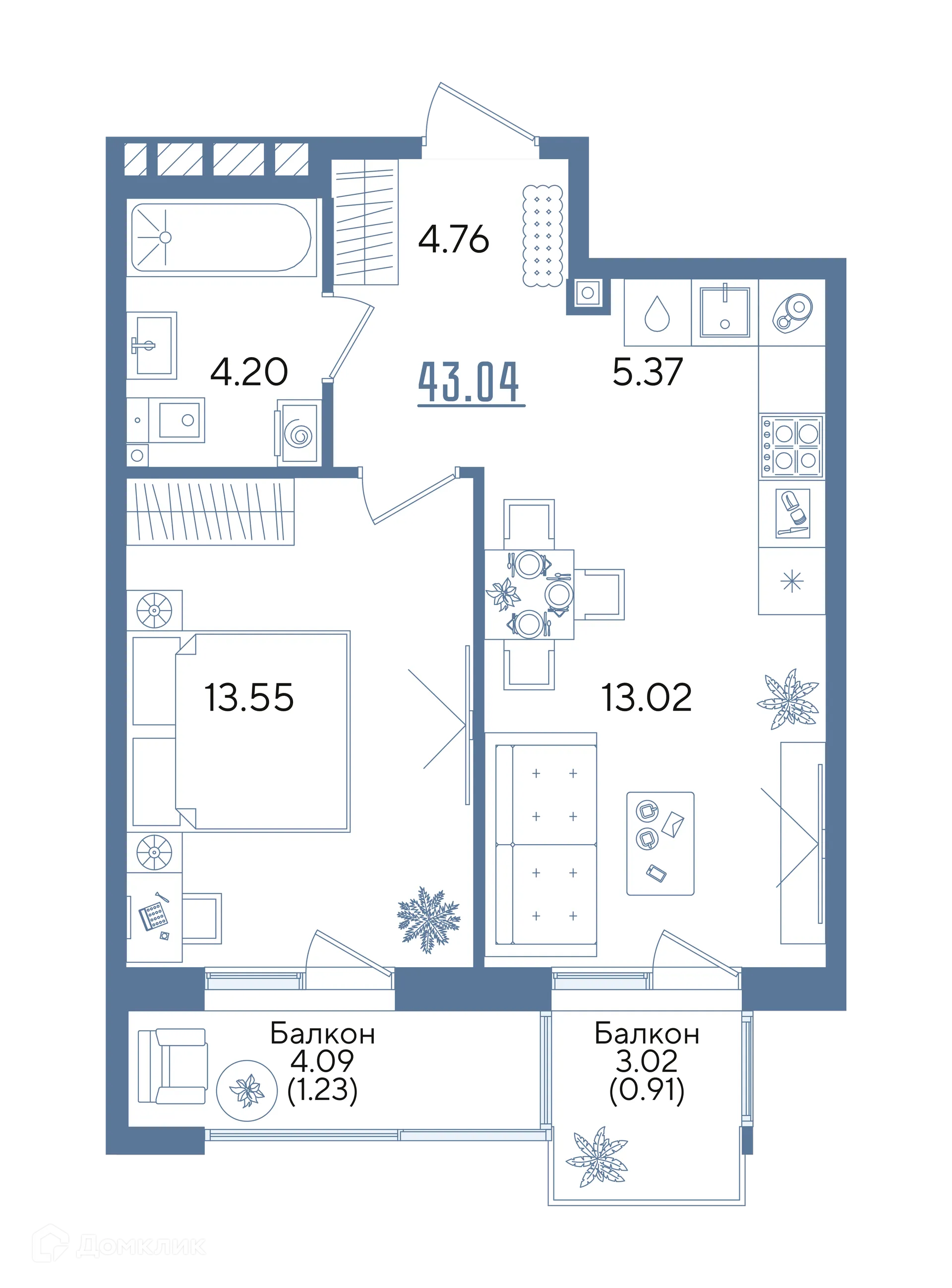 Фото квартиры в ЖК Авторы на Годовикова